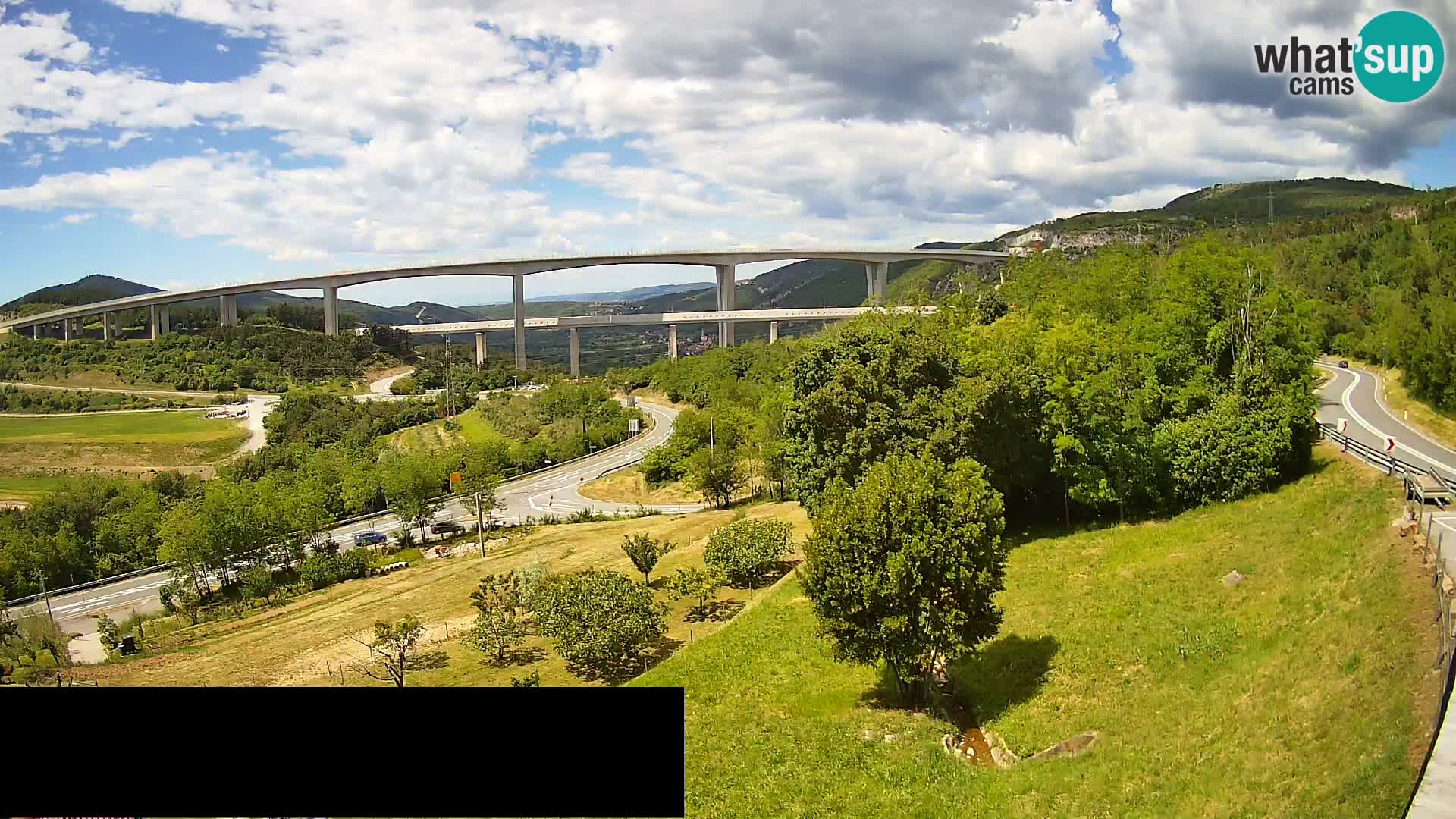 Live cam Črni Kal Viaduc – Viki Burger