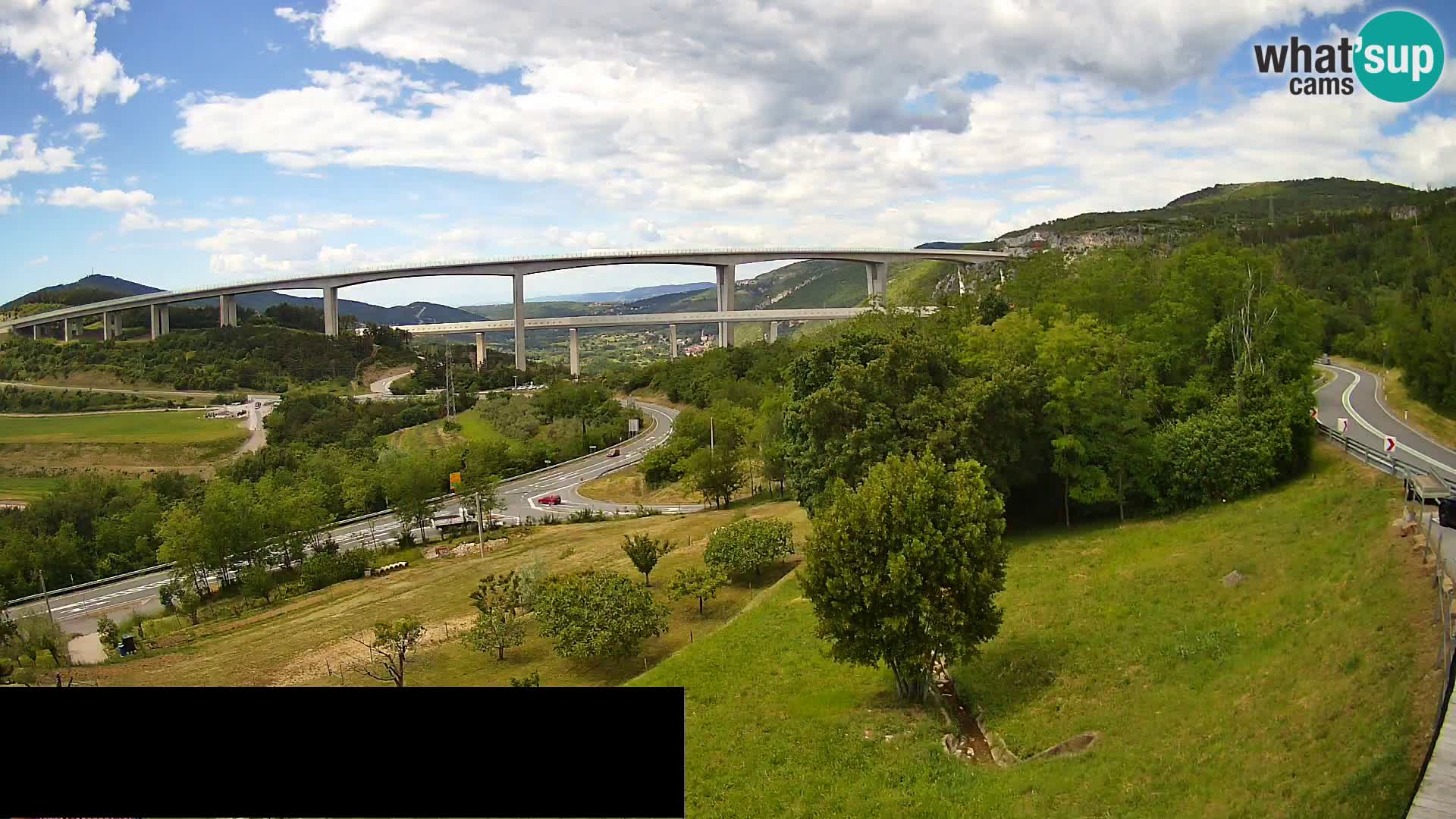 Live cam Črni Kal Viaduc – Viki Burger