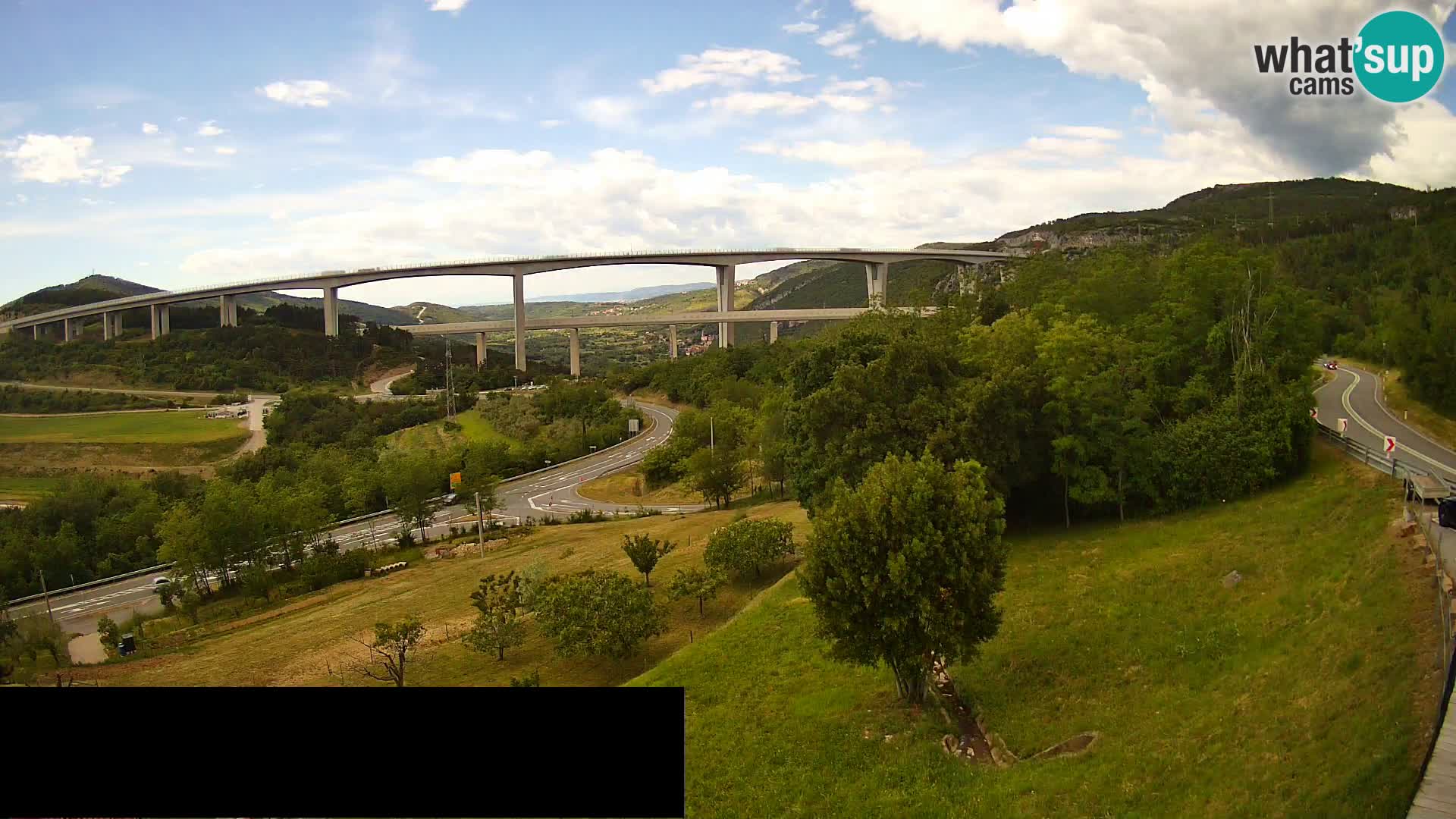 Camera en vivo Črni Kal Viaducto – Viki Burger