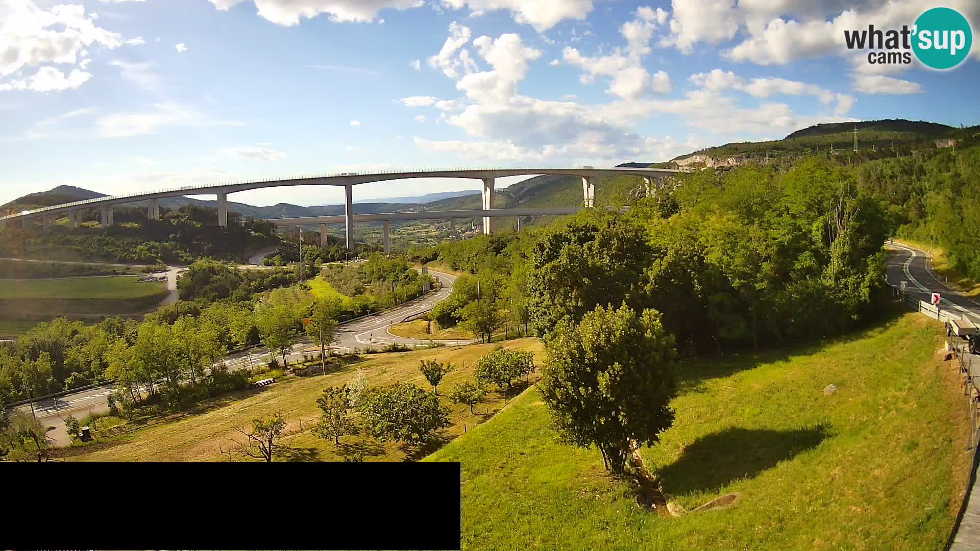 Camera en vivo Črni Kal Viaducto – Viki Burger