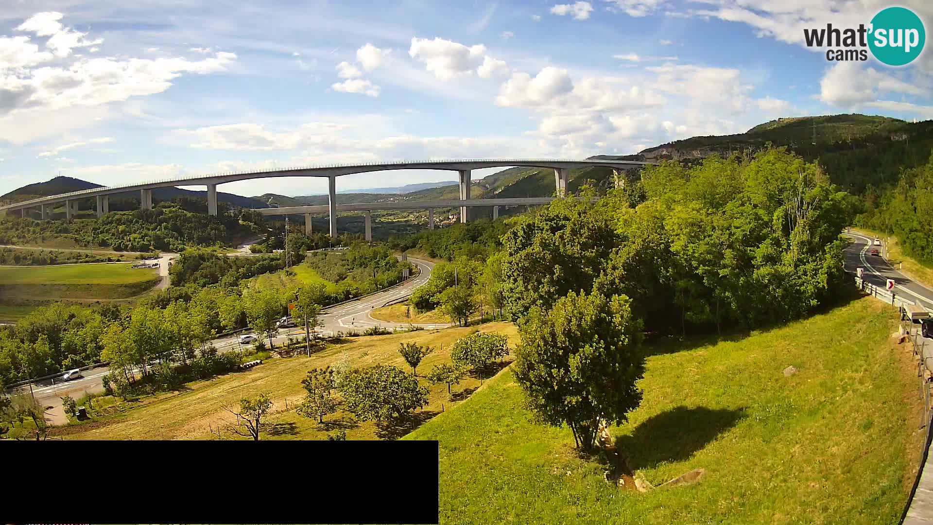 Webcam Črni Kal Viadukt – Viki Burger