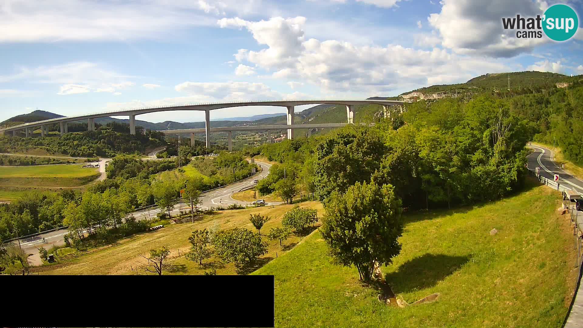Live cam Črni Kal Viaduc – Viki Burger