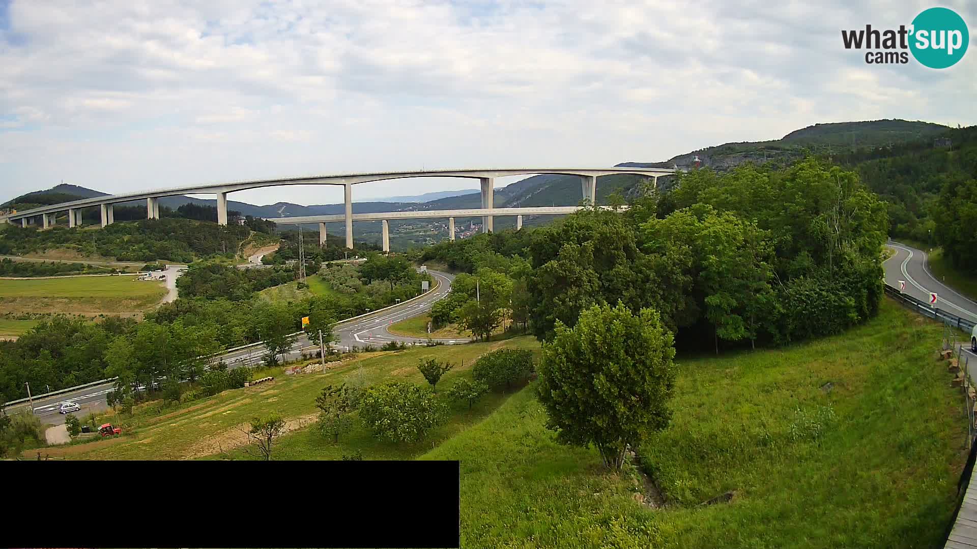 Camera en vivo Črni Kal Viaducto – Viki Burger