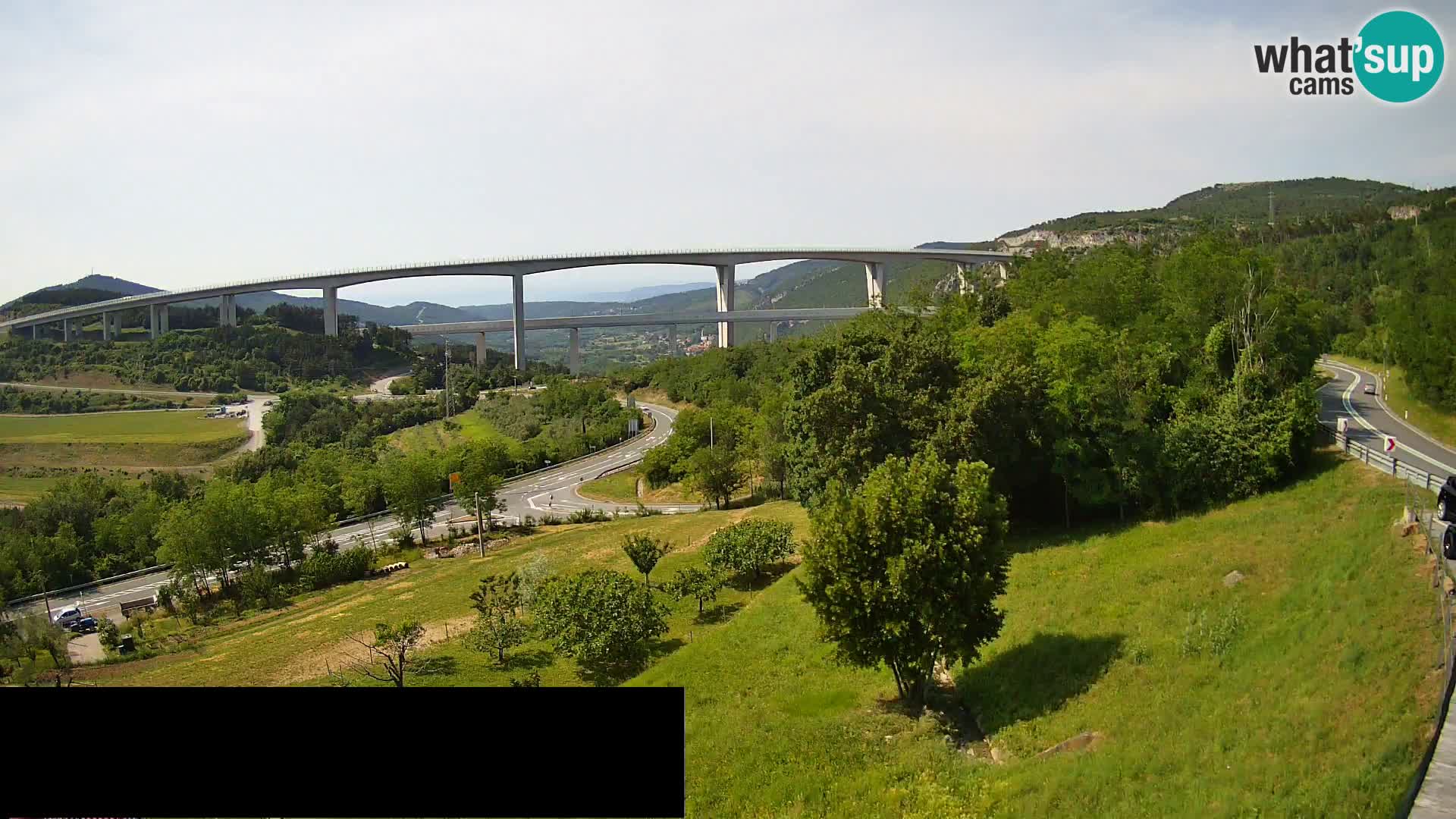 Camera en vivo Črni Kal Viaducto – Viki Burger