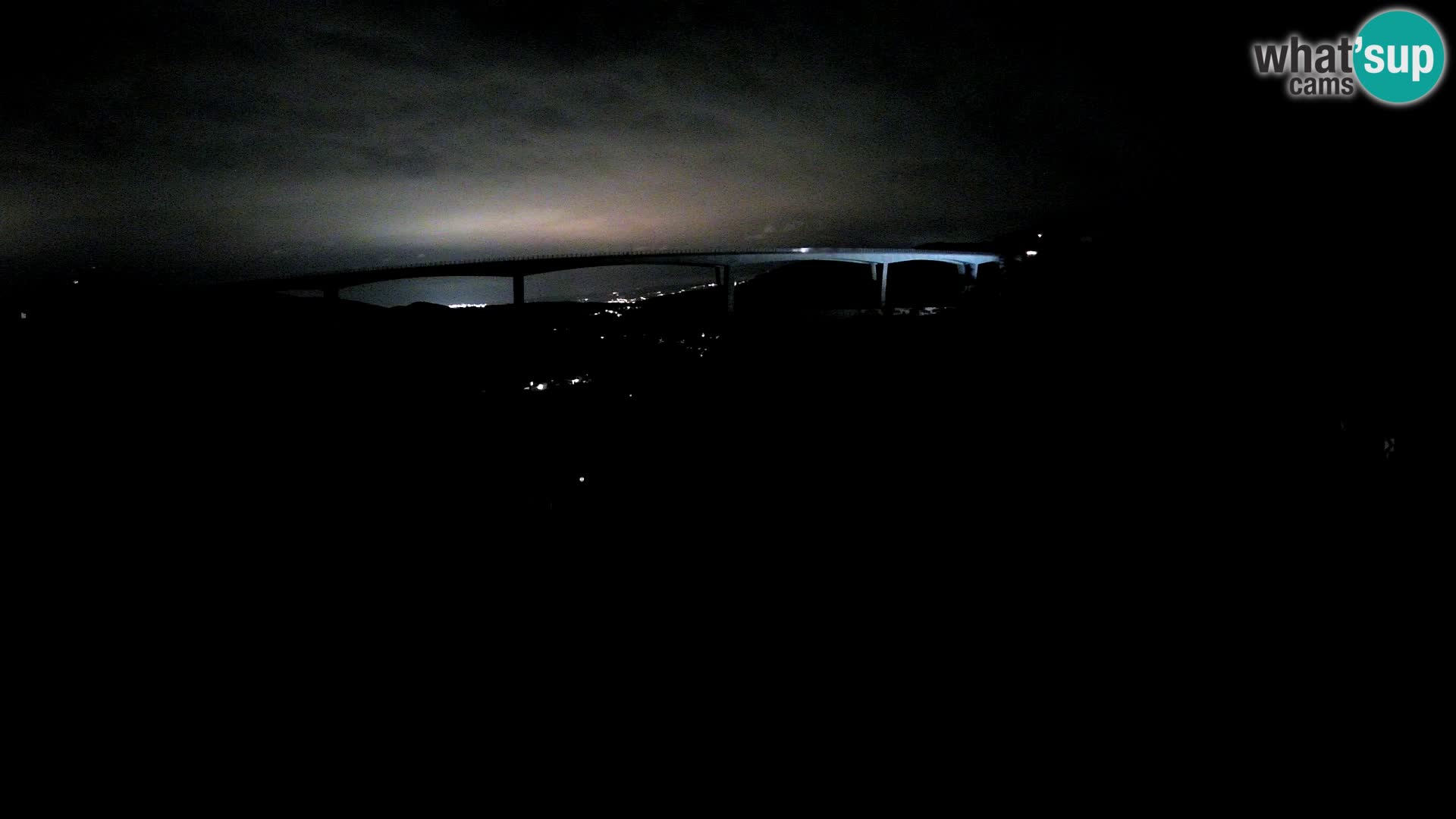 Webcam Črni Kal Viaduct – view from Viki Burger