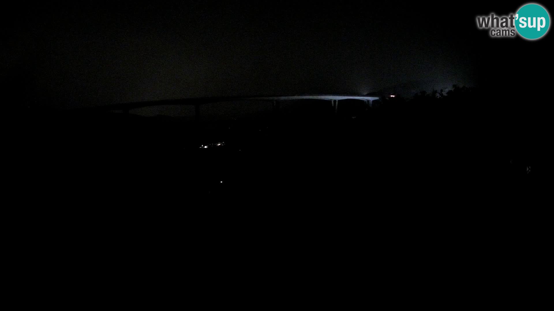 Webcam Črni Kal Viaduct – view from Viki Burger