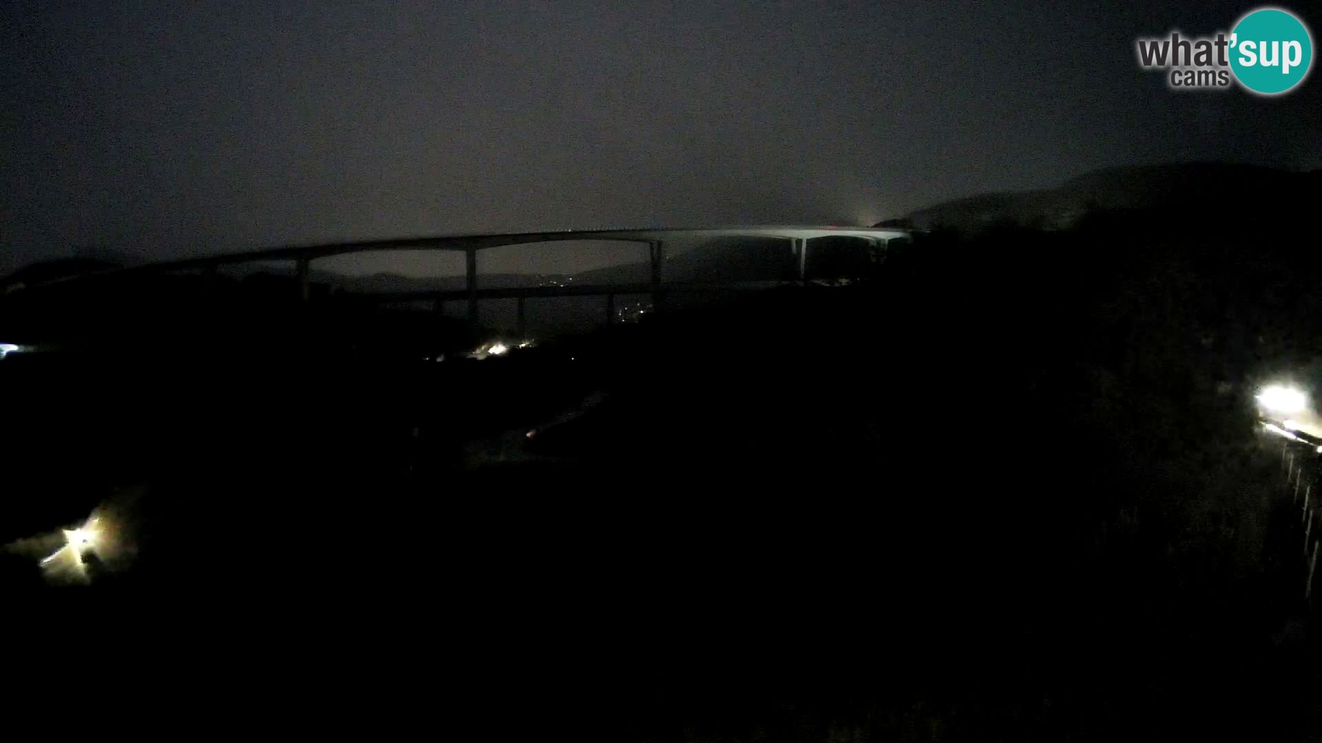 Webcam Črni Kal Viaduct – view from Viki Burger