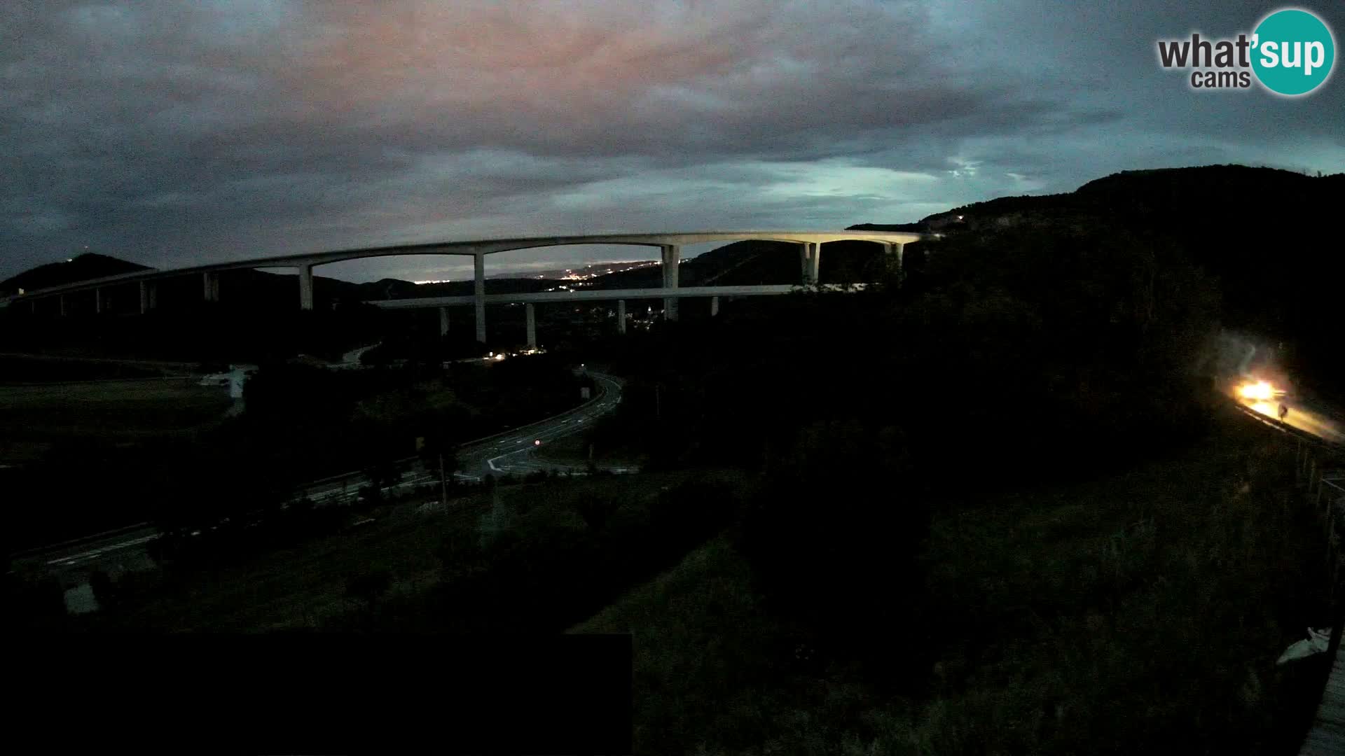 Camera en vivo Črni Kal Viaducto – Viki Burger