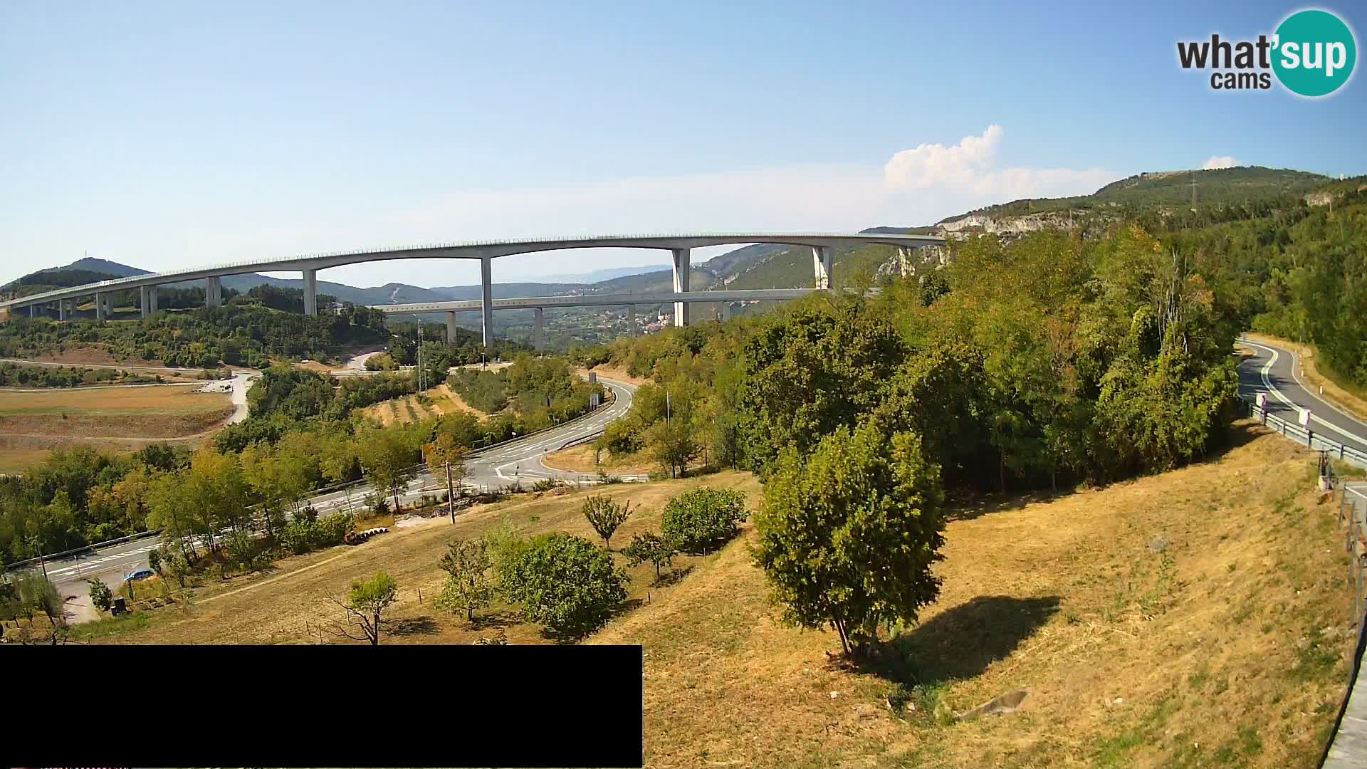 Camera en vivo Črni Kal Viaducto – Viki Burger