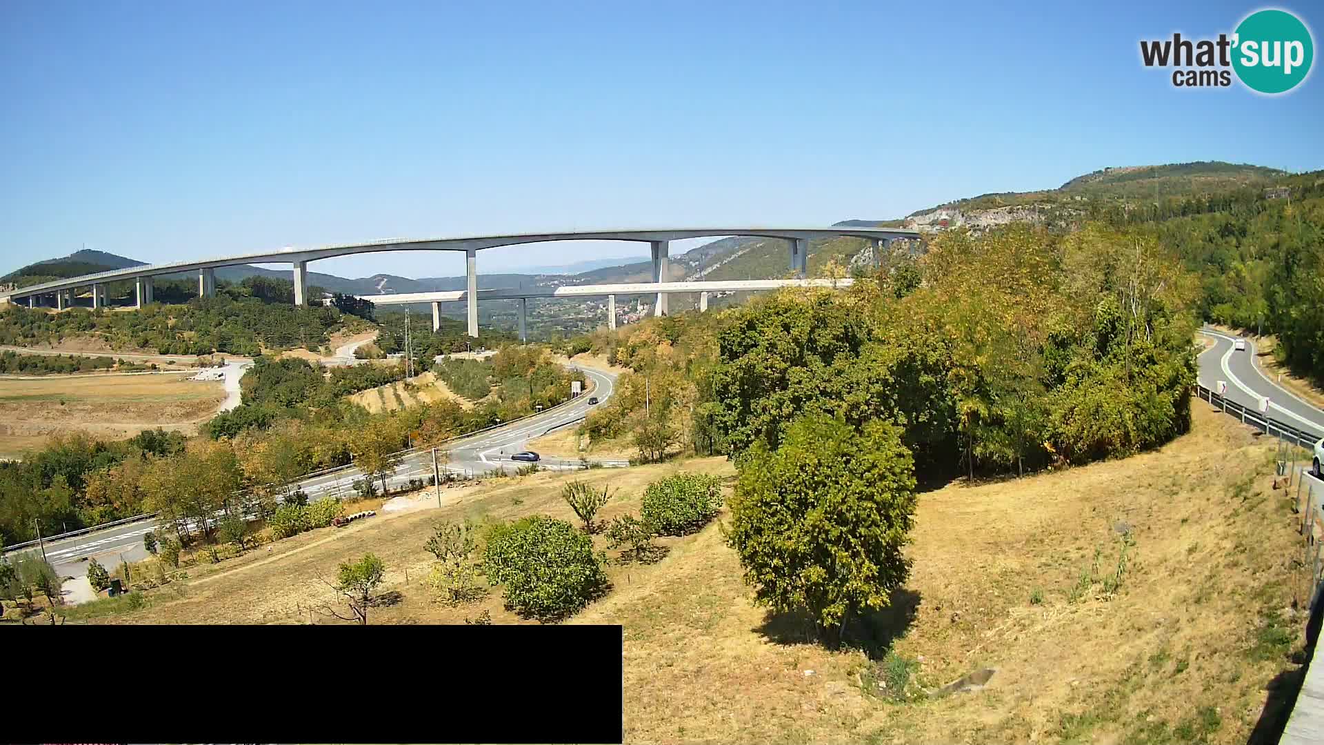 Camera en vivo Črni Kal Viaducto – Viki Burger