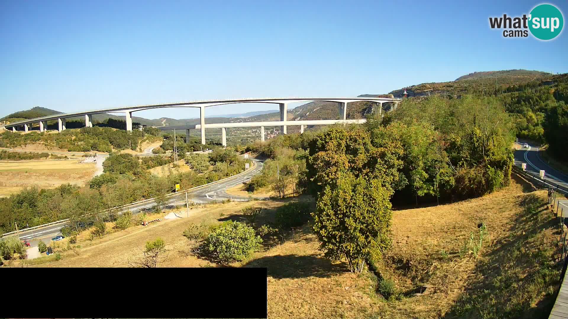 Webcam Črni Kal Viadukt – Viki Burger
