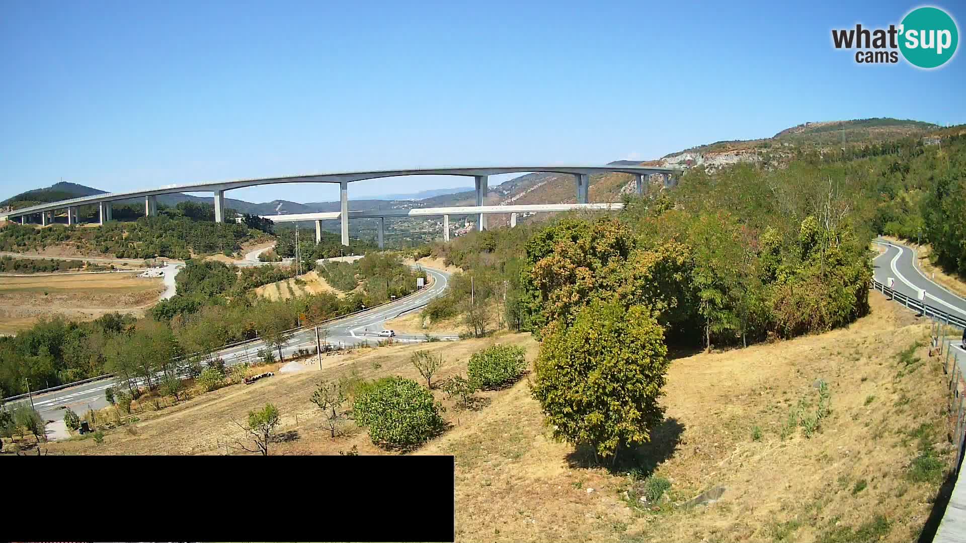 Webcam Črni Kal Viadukt – Viki Burger