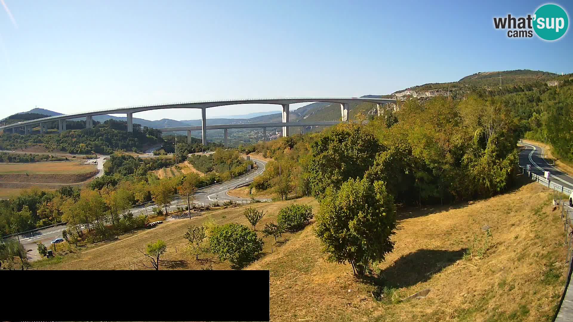 Webcam Črni Kal Viadukt – Viki Burger
