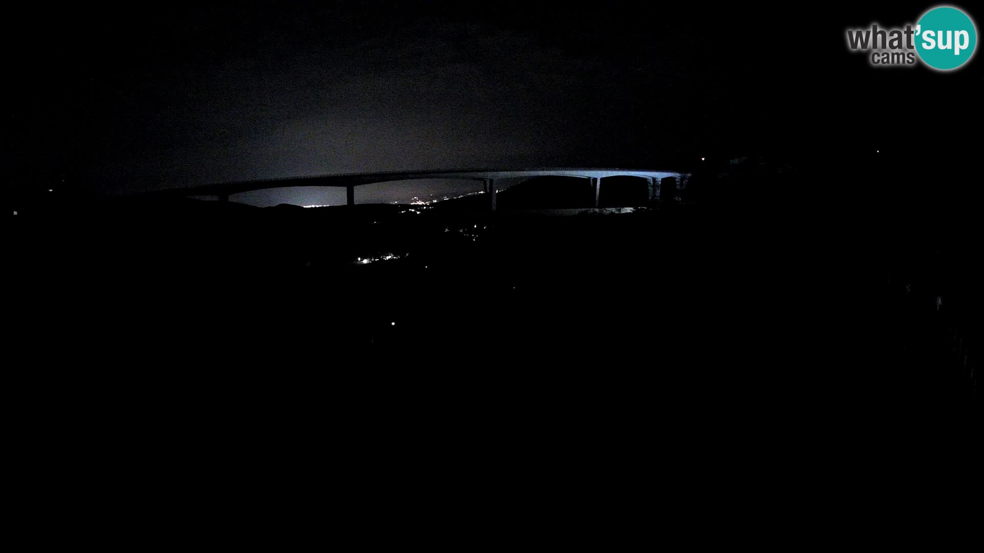Webcam Črni Kal Viaduct – view from Viki Burger
