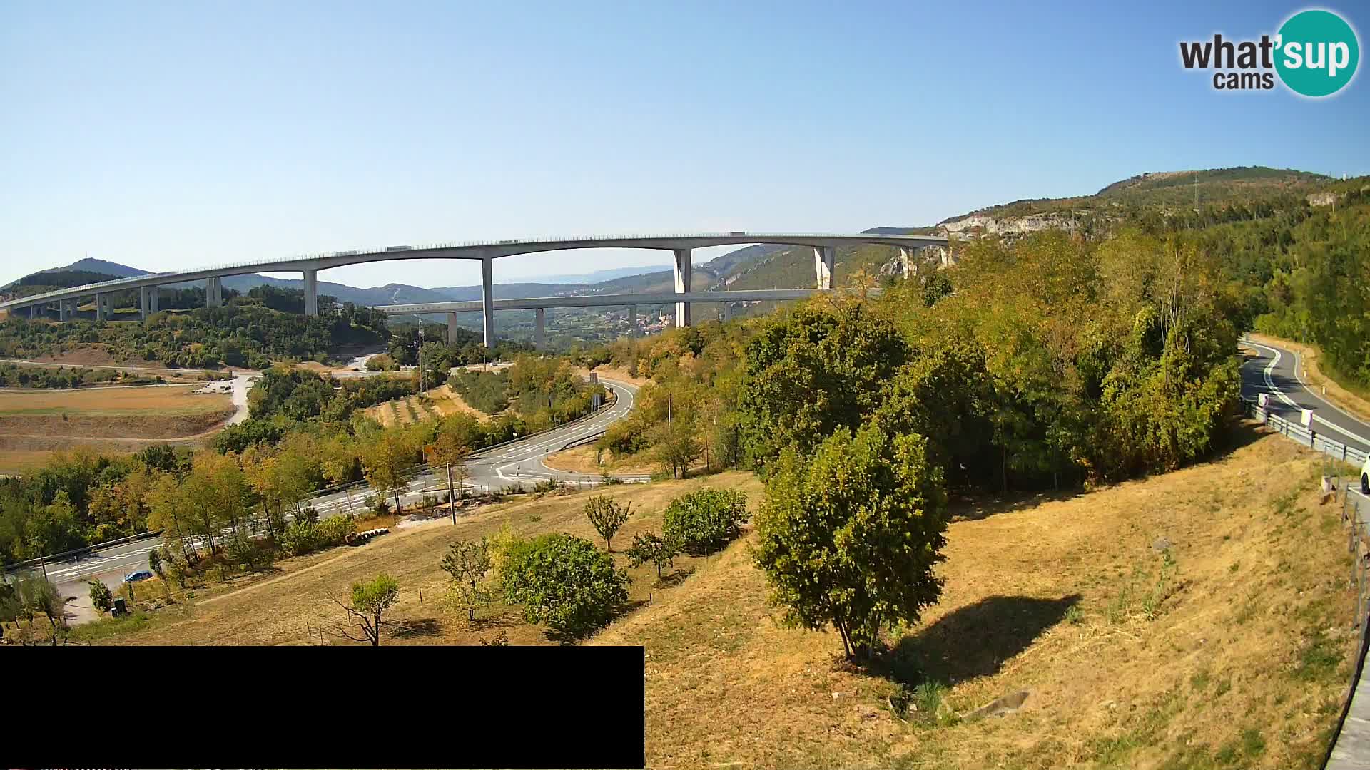 Camera en vivo Črni Kal Viaducto – Viki Burger