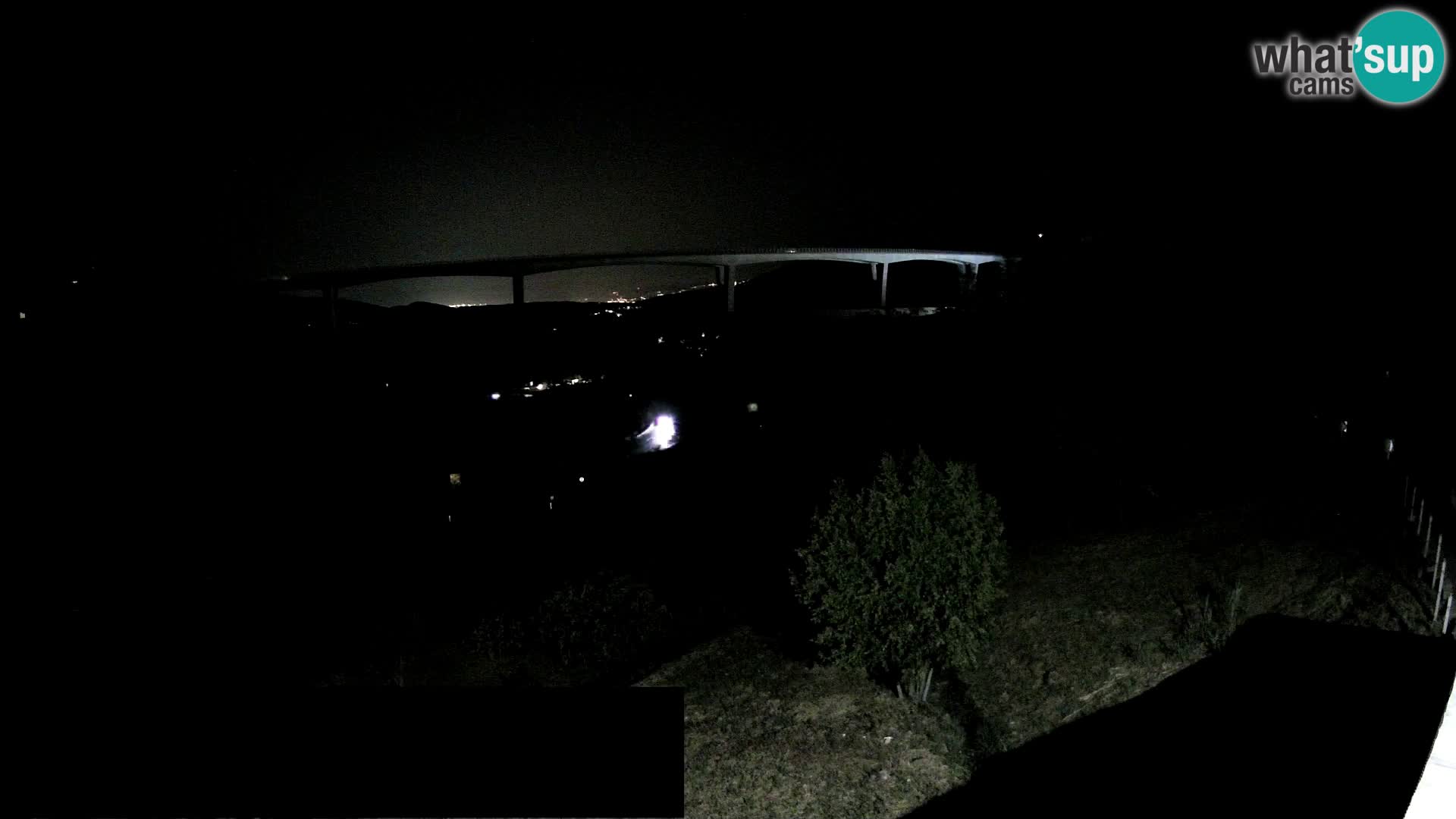 Livecam  Črni Kal Viadotto – panorama dal Viki Burger