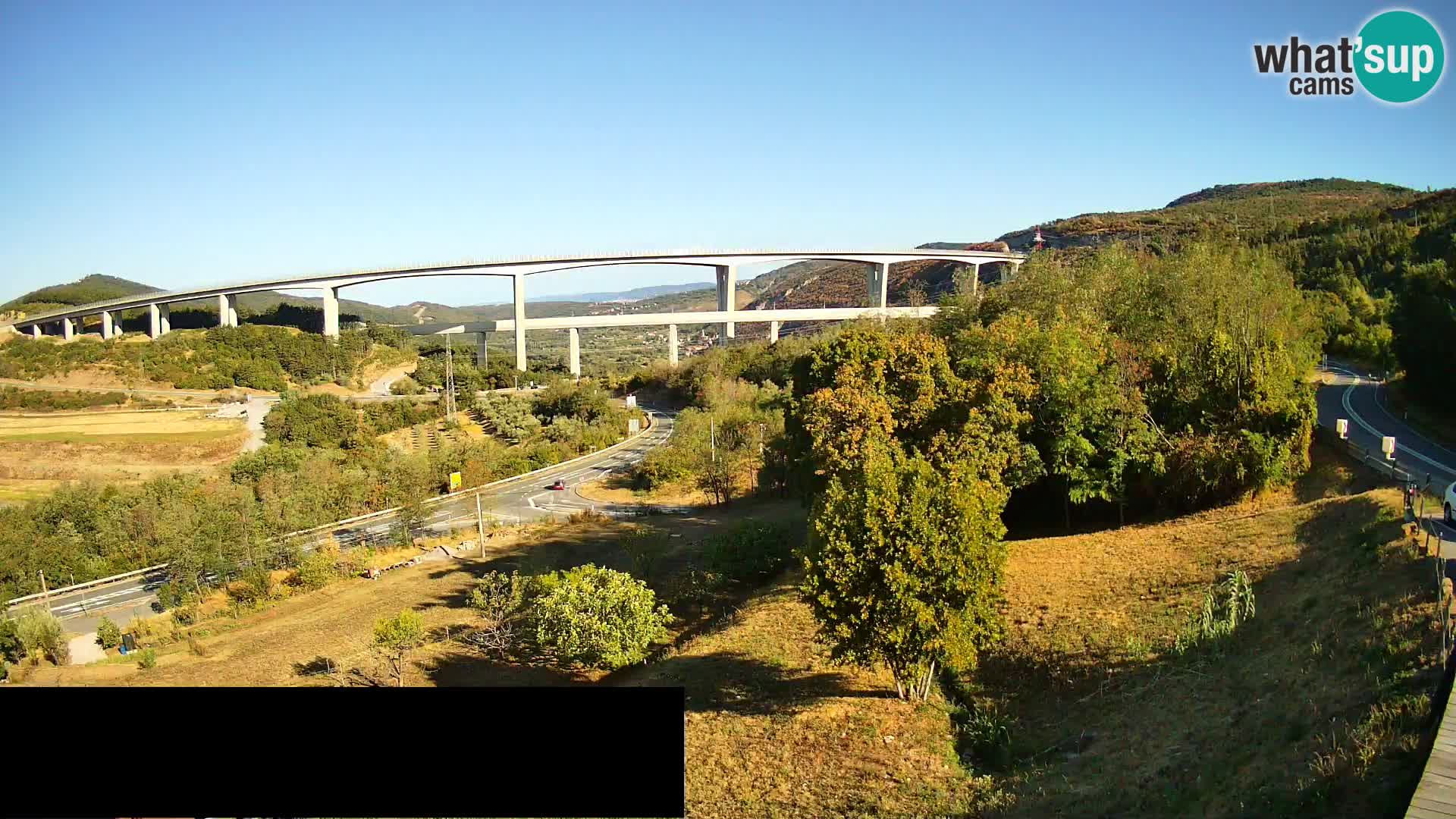 Webcam Črni Kal Viadukt – Viki Burger