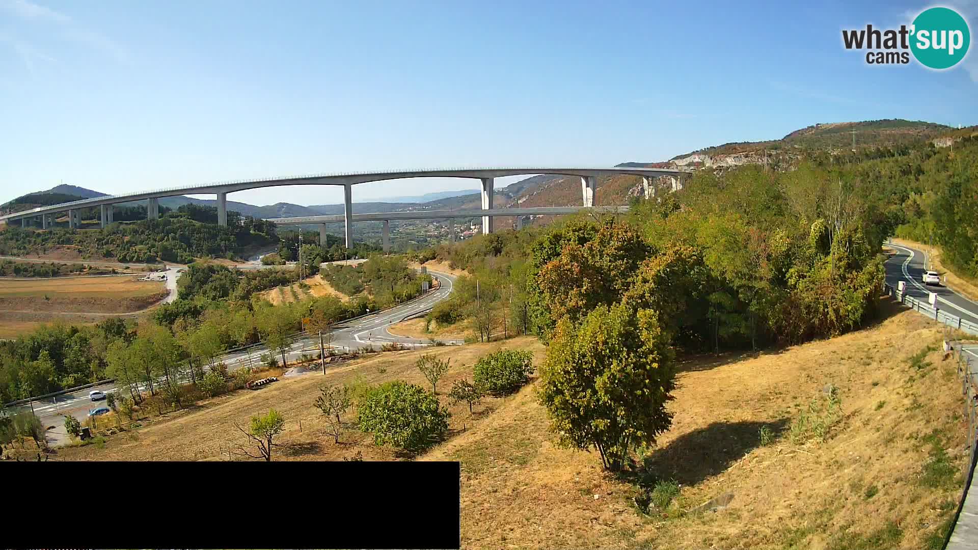 Live cam Črni Kal Viaduc – Viki Burger