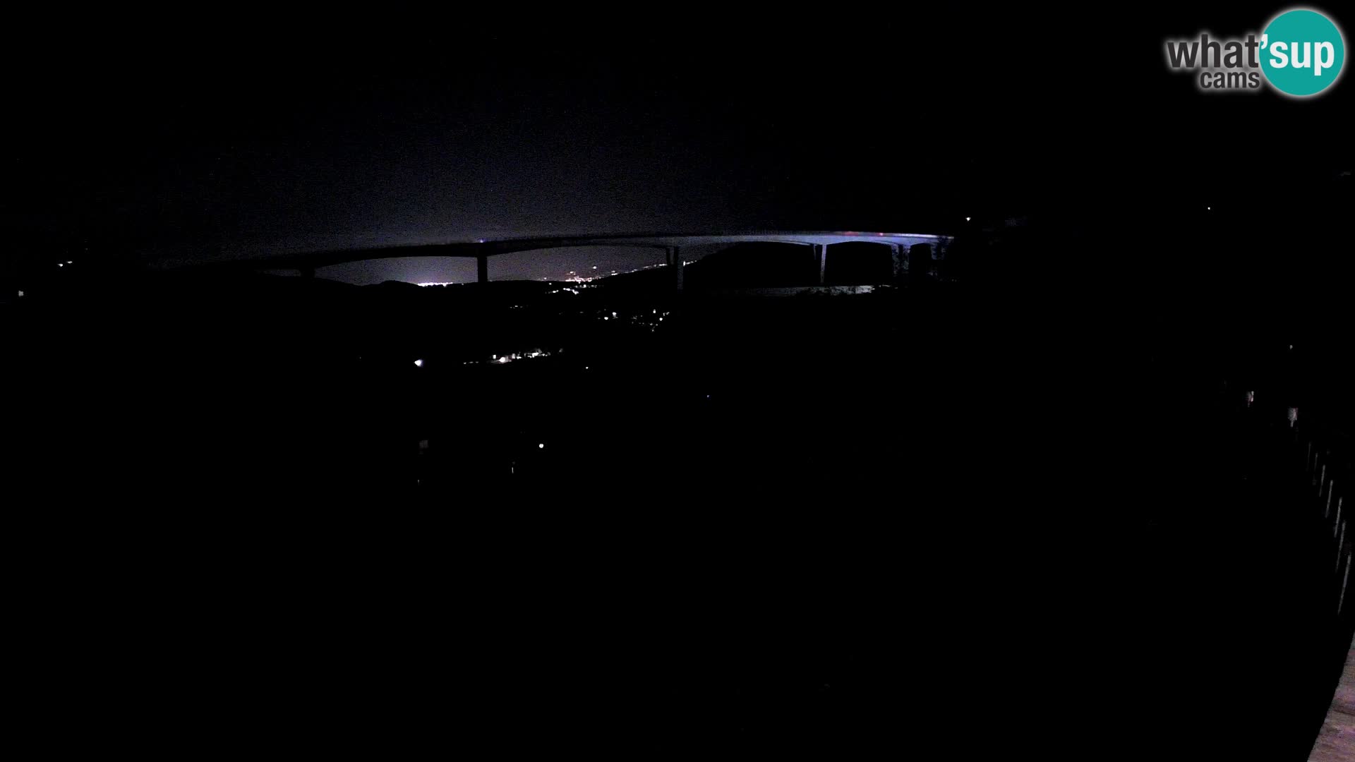 Webcam Črni Kal Viaduct – view from Viki Burger