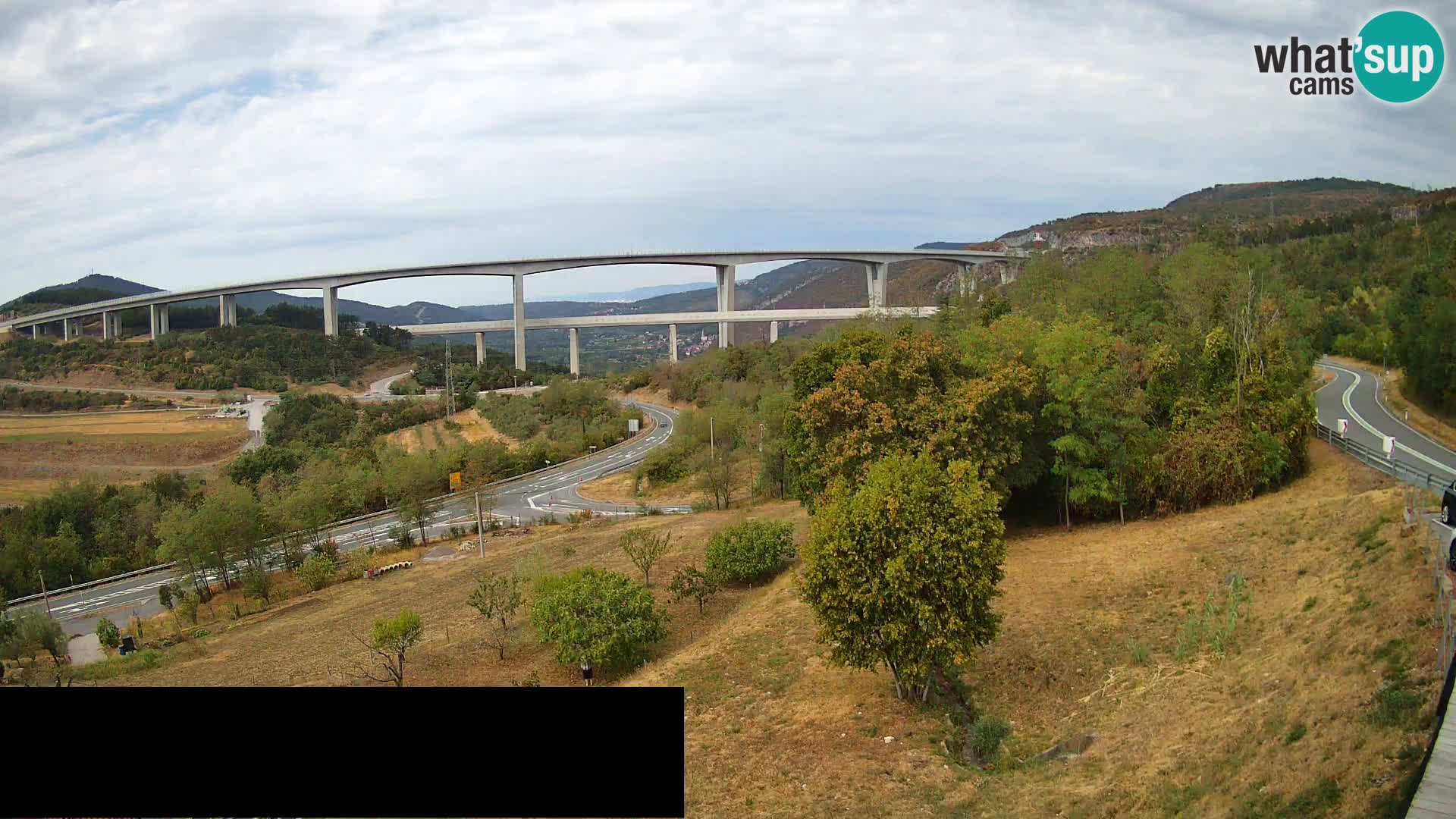 Camera en vivo Črni Kal Viaducto – Viki Burger