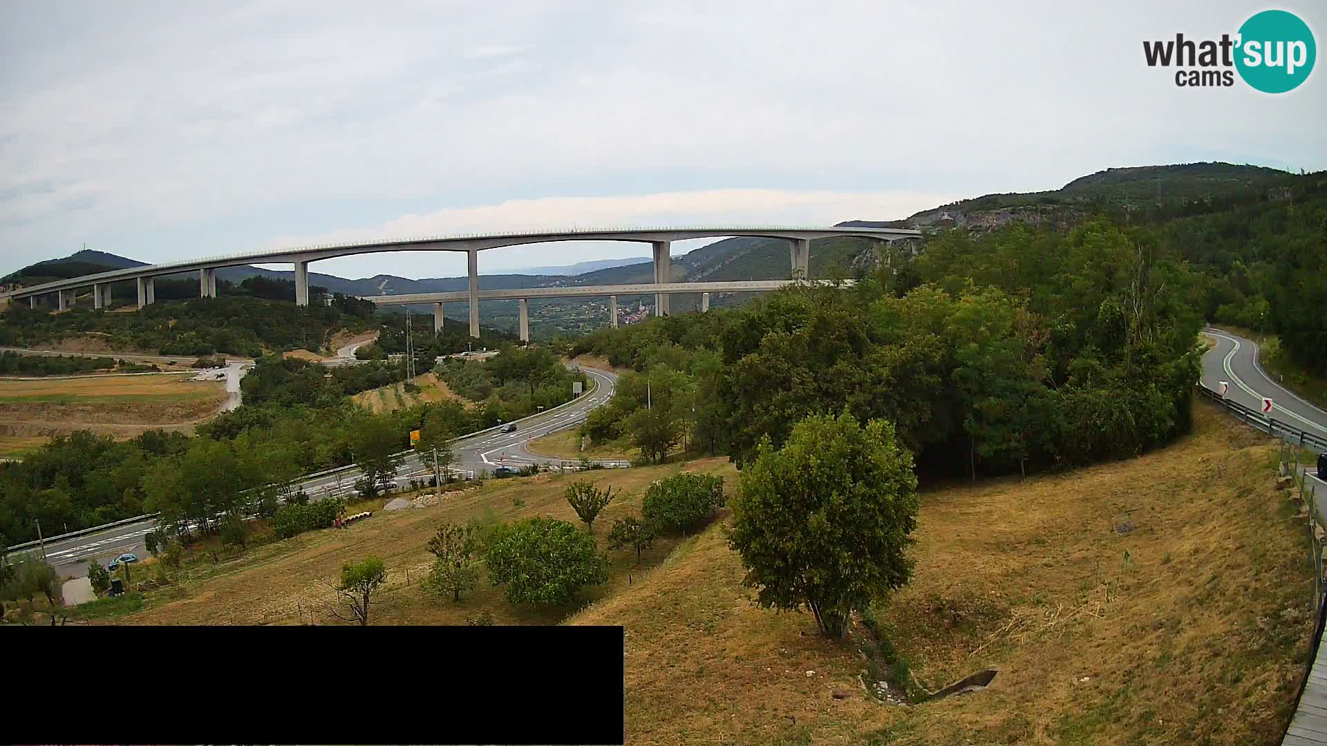 Live cam Črni Kal Viaduc – Viki Burger