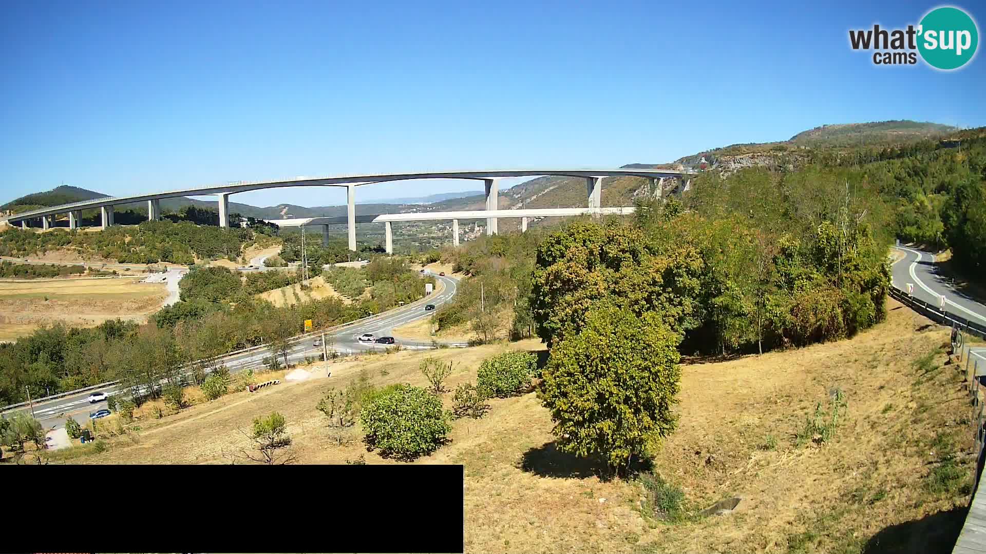 Live cam Črni Kal Viaduc – Viki Burger