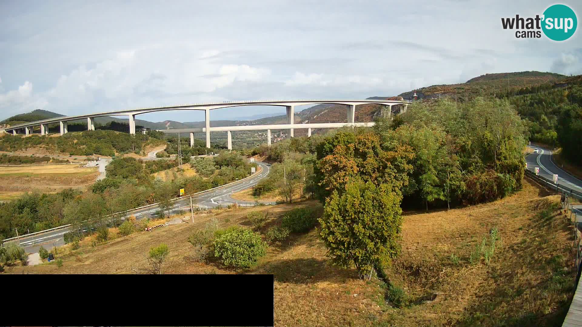 Live cam Črni Kal Viaduc – Viki Burger
