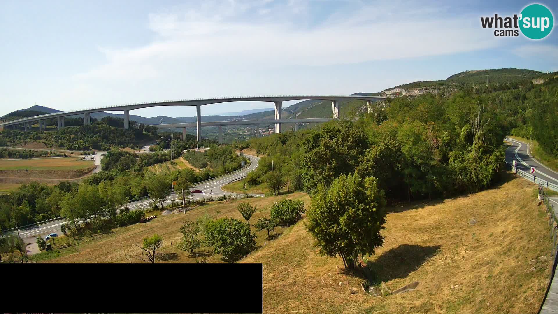 Live cam Črni Kal Viaduc – Viki Burger