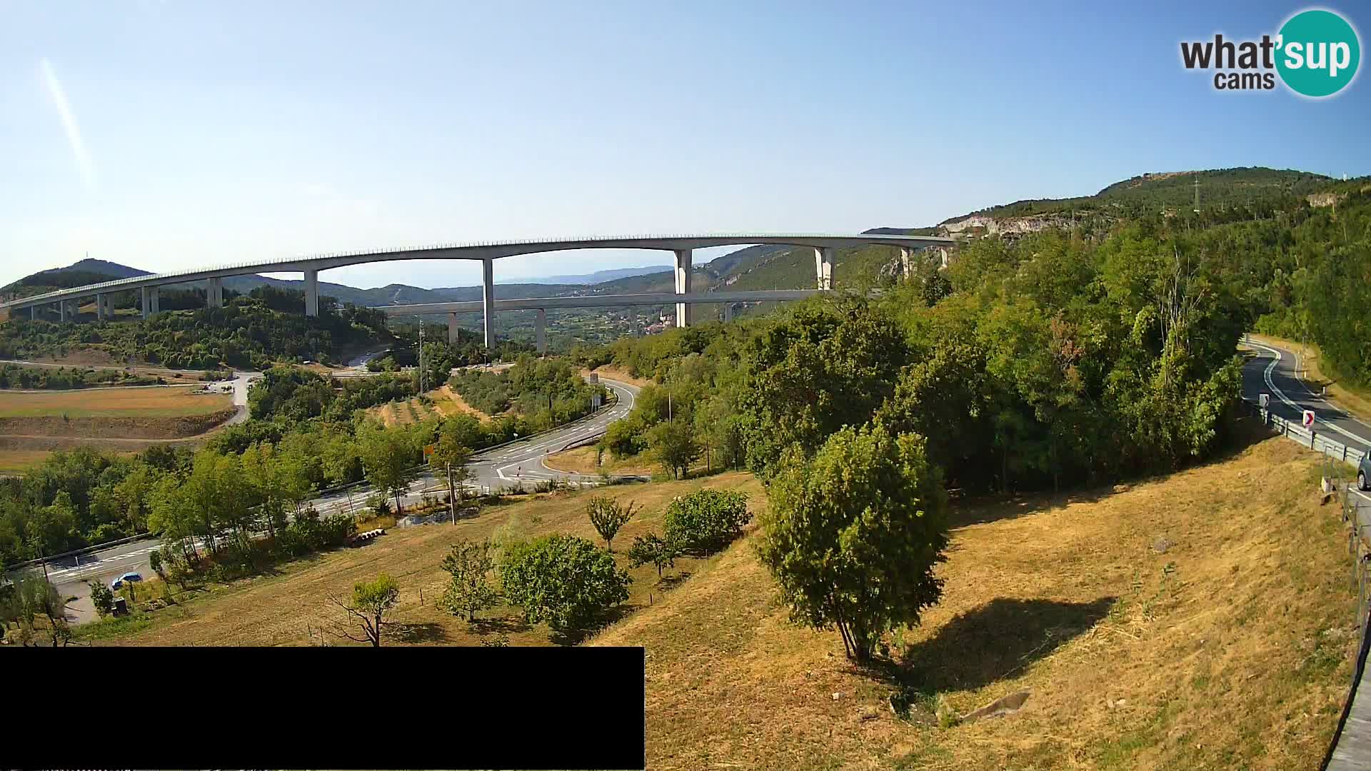 Camera en vivo Črni Kal Viaducto – Viki Burger