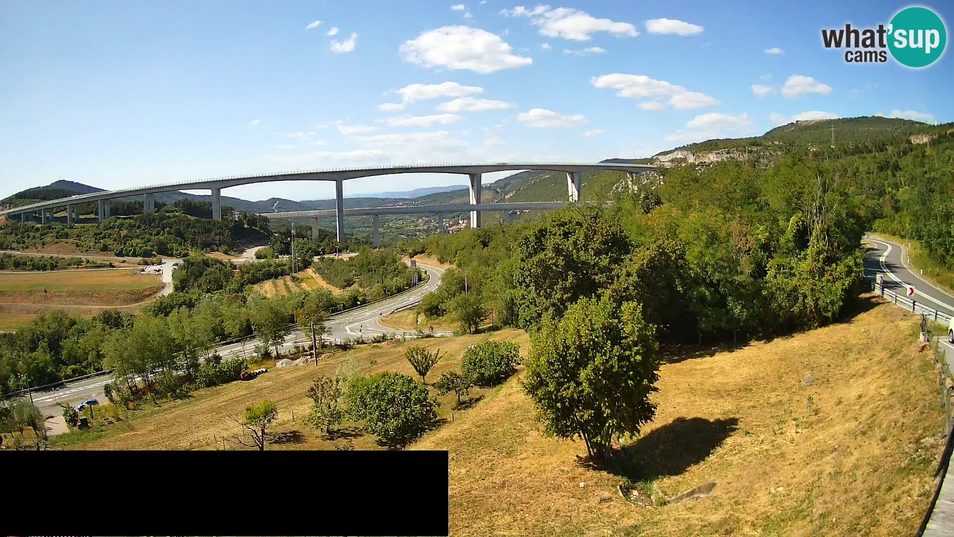 Camera en vivo Črni Kal Viaducto – Viki Burger