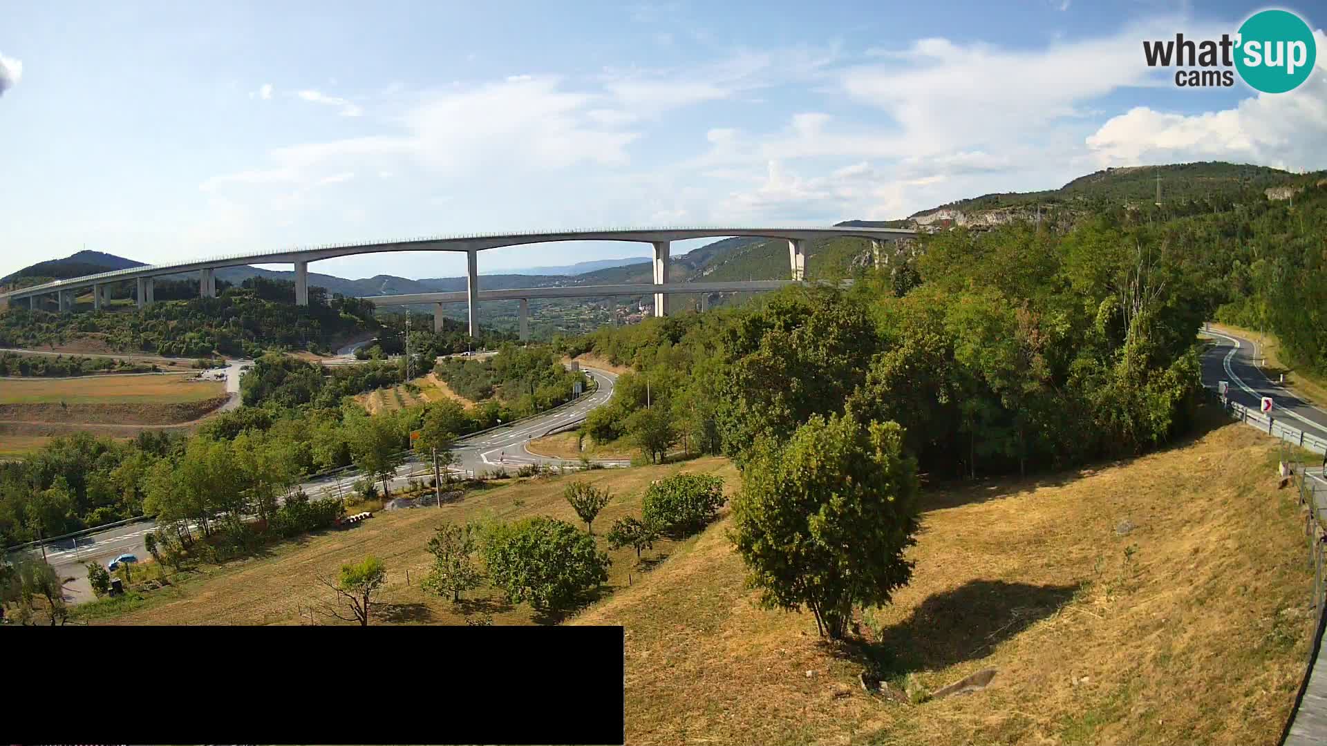 Webcam Črni Kal Viadukt – Viki Burger