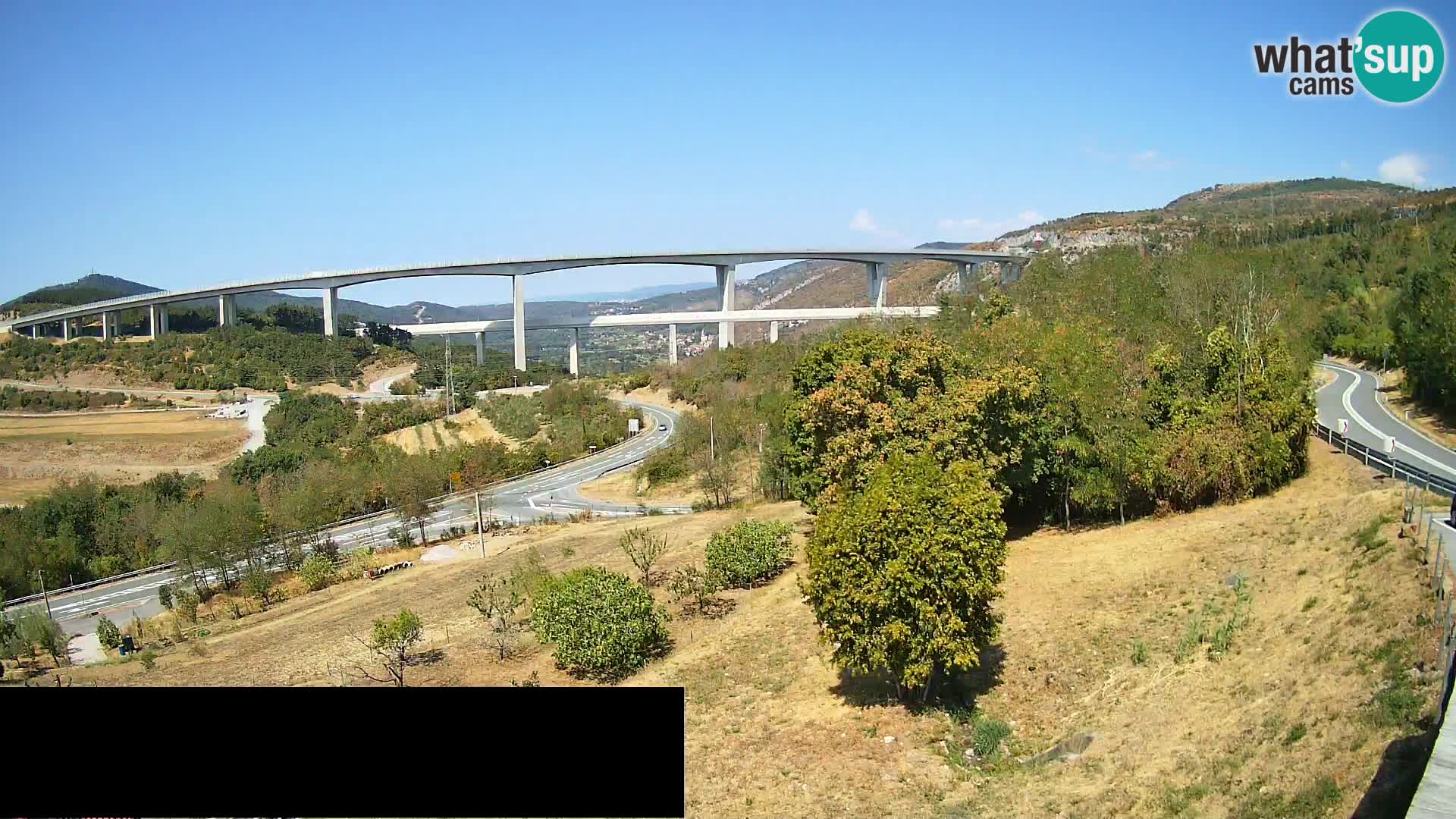 Camera en vivo Črni Kal Viaducto – Viki Burger