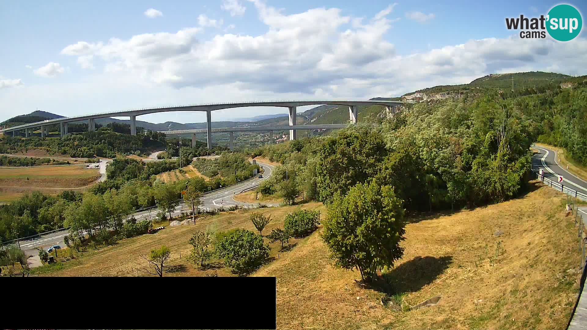Live cam Črni Kal Viaduc – Viki Burger