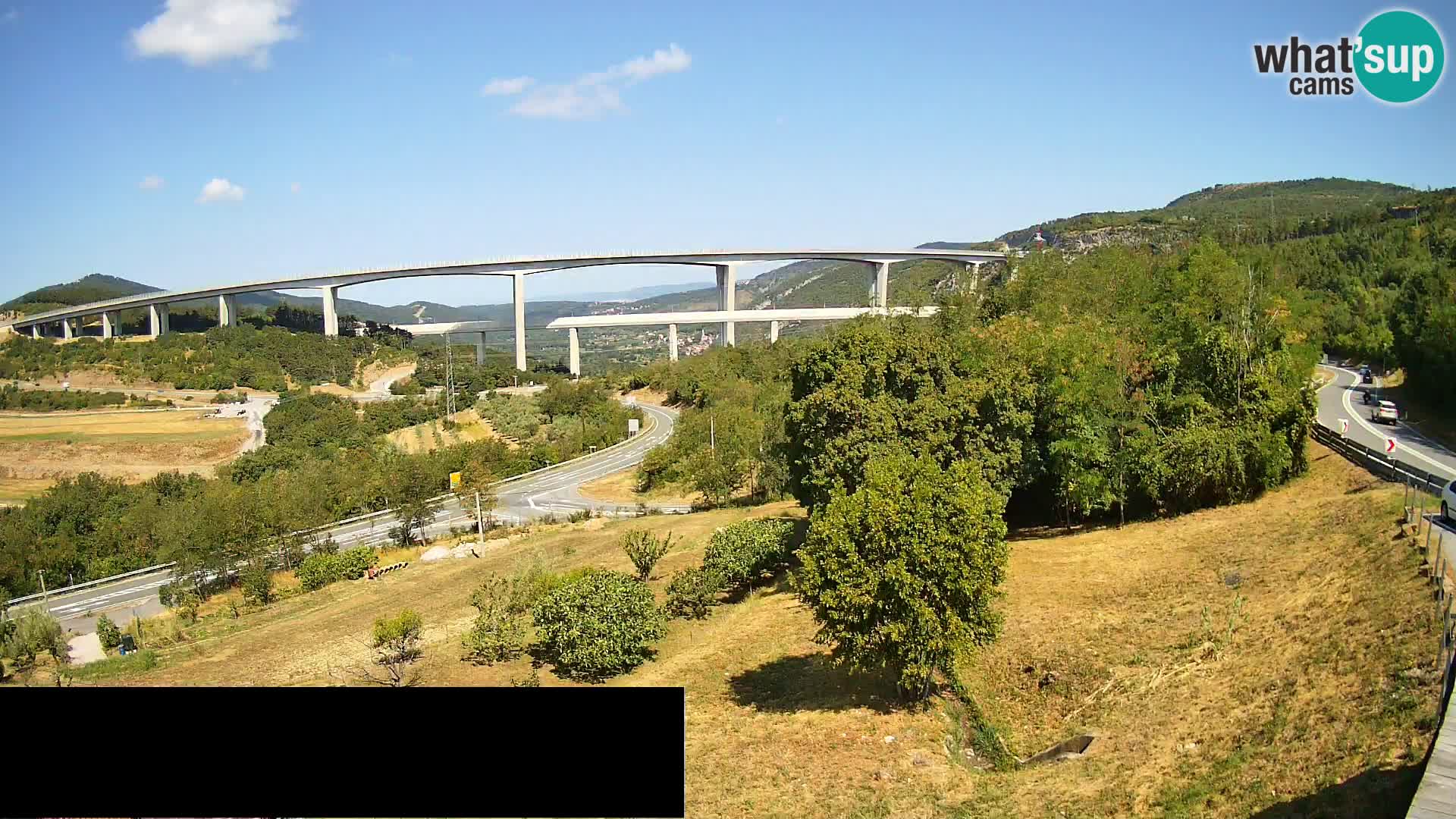 Webcam Črni Kal Viadukt – Viki Burger