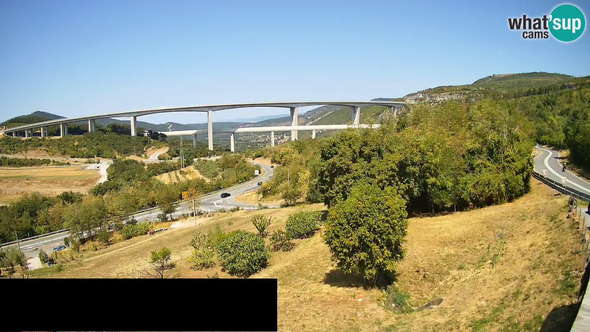 Camera en vivo Črni Kal Viaducto – Viki Burger