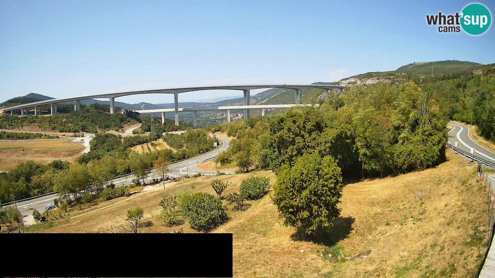 Webcam Črni Kal Viadukt – Viki Burger
