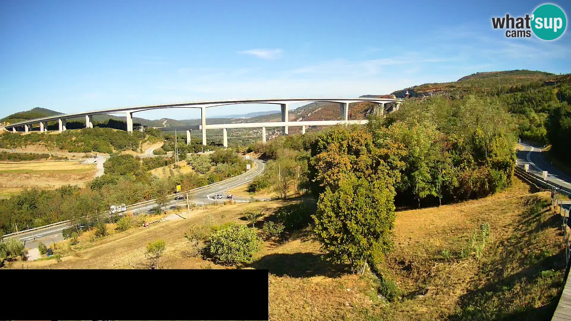 Camera en vivo Črni Kal Viaducto – Viki Burger