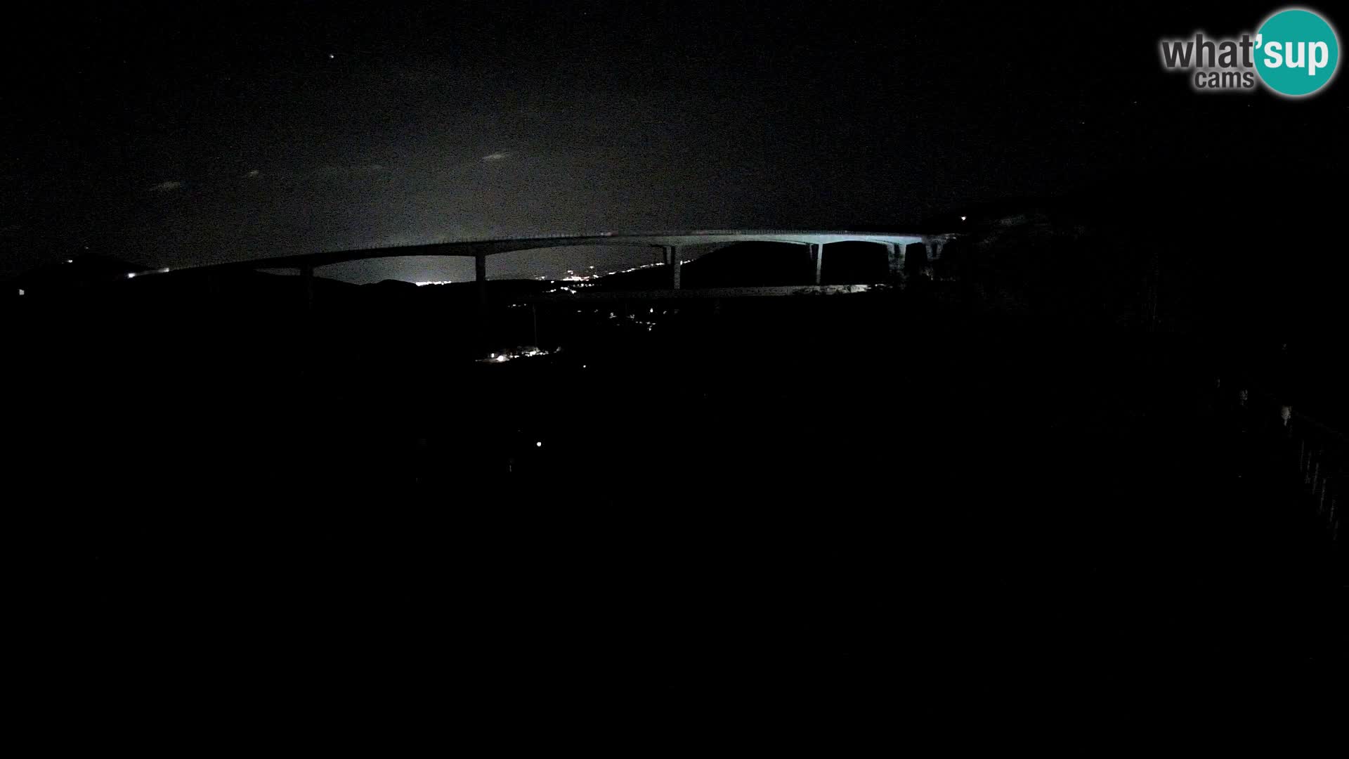 Livecam  Črni Kal Viadotto – panorama dal Viki Burger