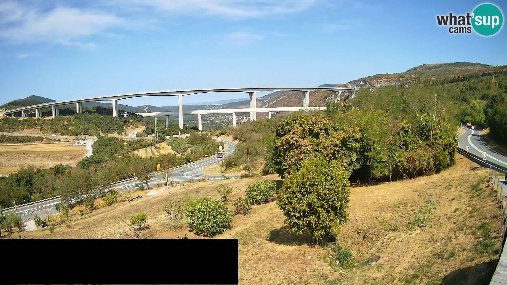 Webcam Črni Kal Viadukt – Viki Burger
