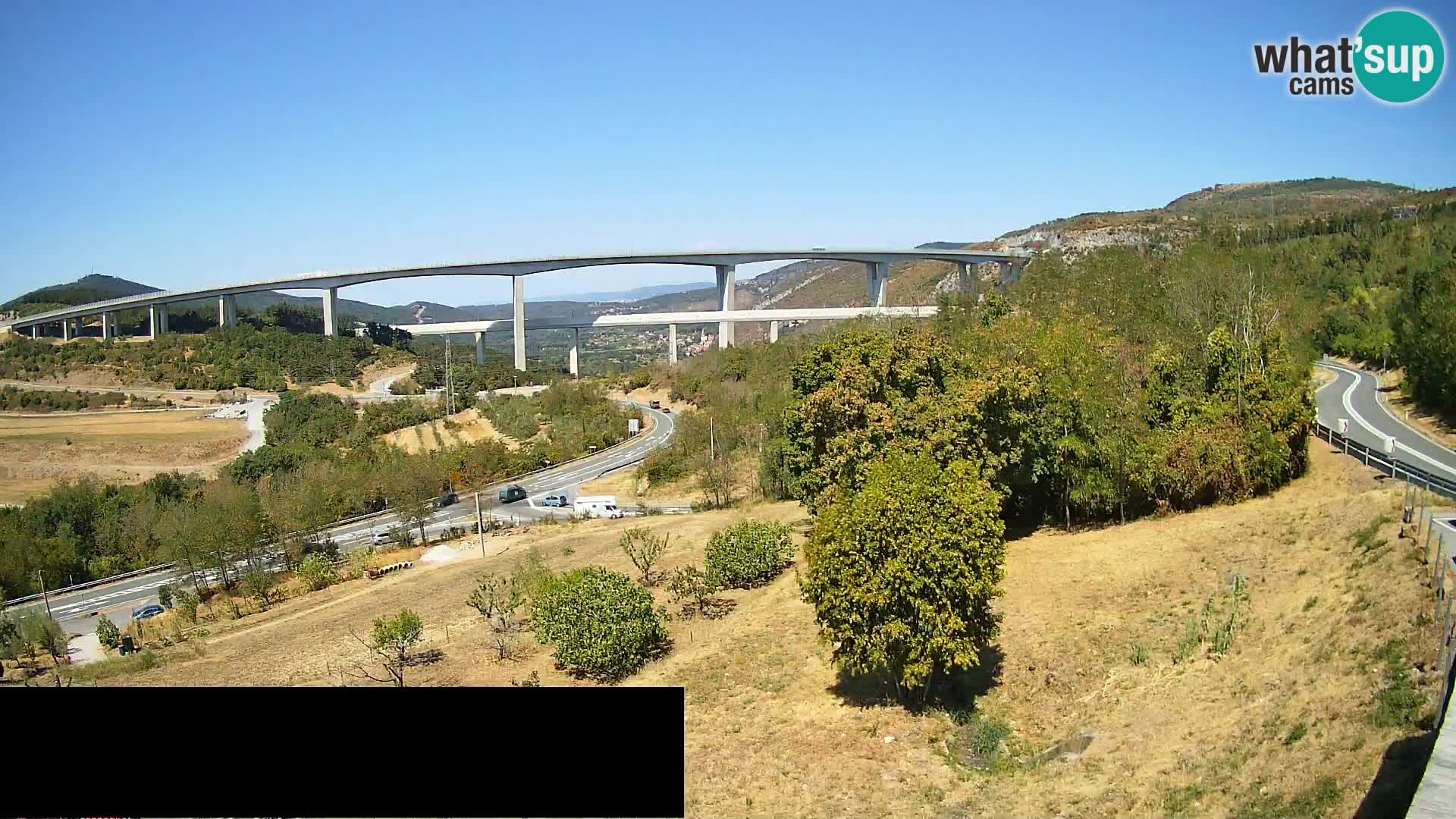 Camera en vivo Črni Kal Viaducto – Viki Burger