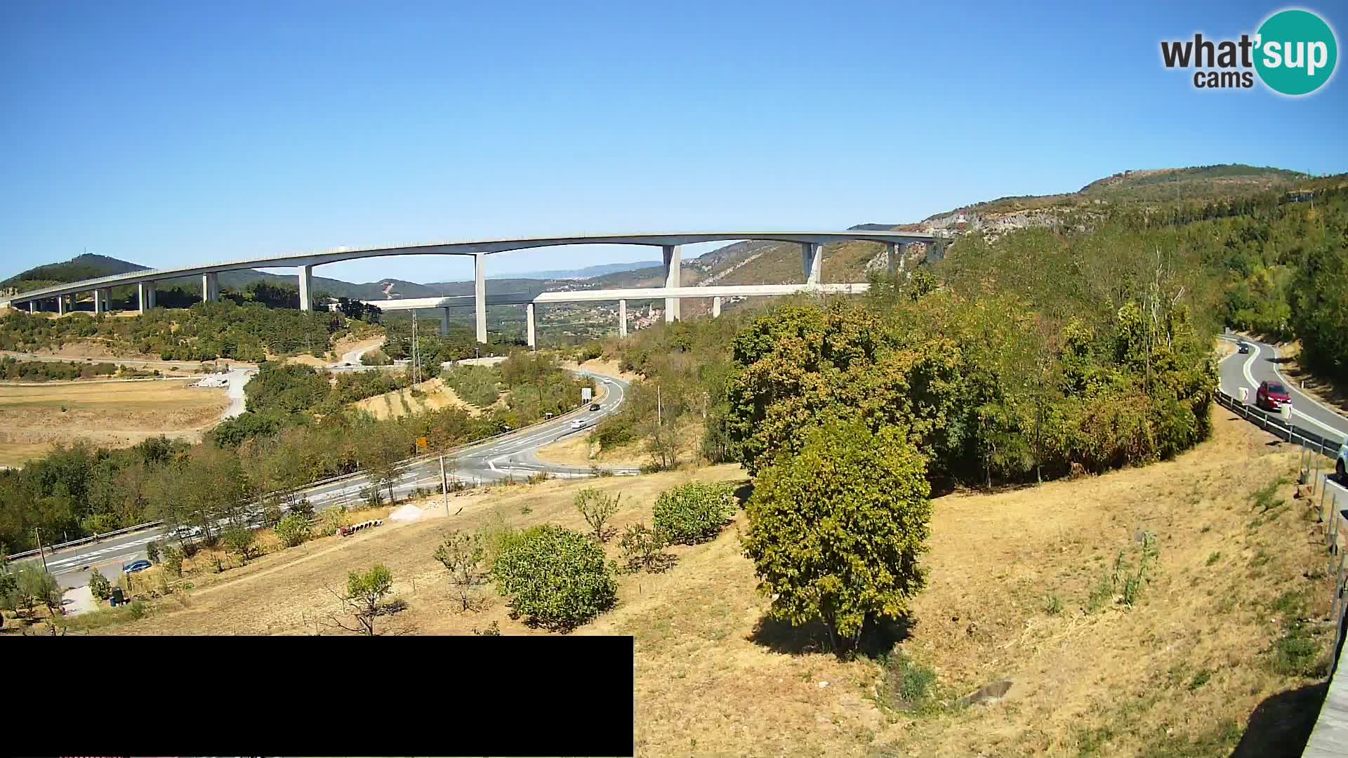 Webcam Črni Kal Viadukt – Viki Burger