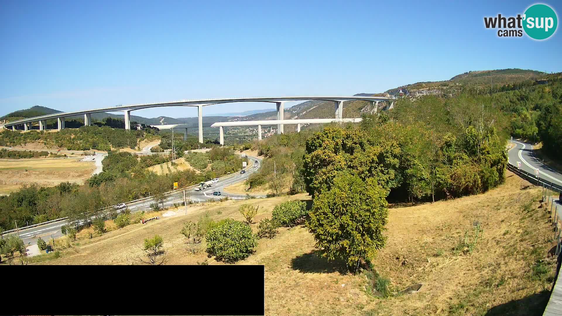 Camera en vivo Črni Kal Viaducto – Viki Burger