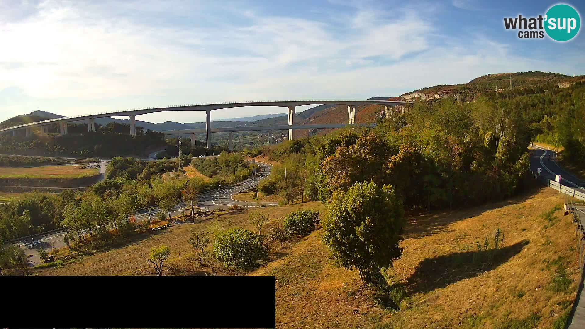 Camera en vivo Črni Kal Viaducto – Viki Burger