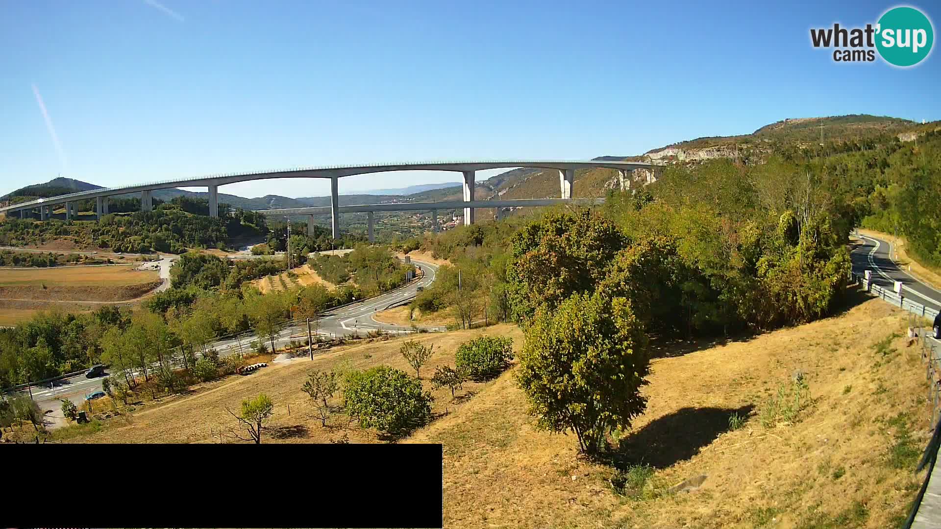 Camera en vivo Črni Kal Viaducto – Viki Burger