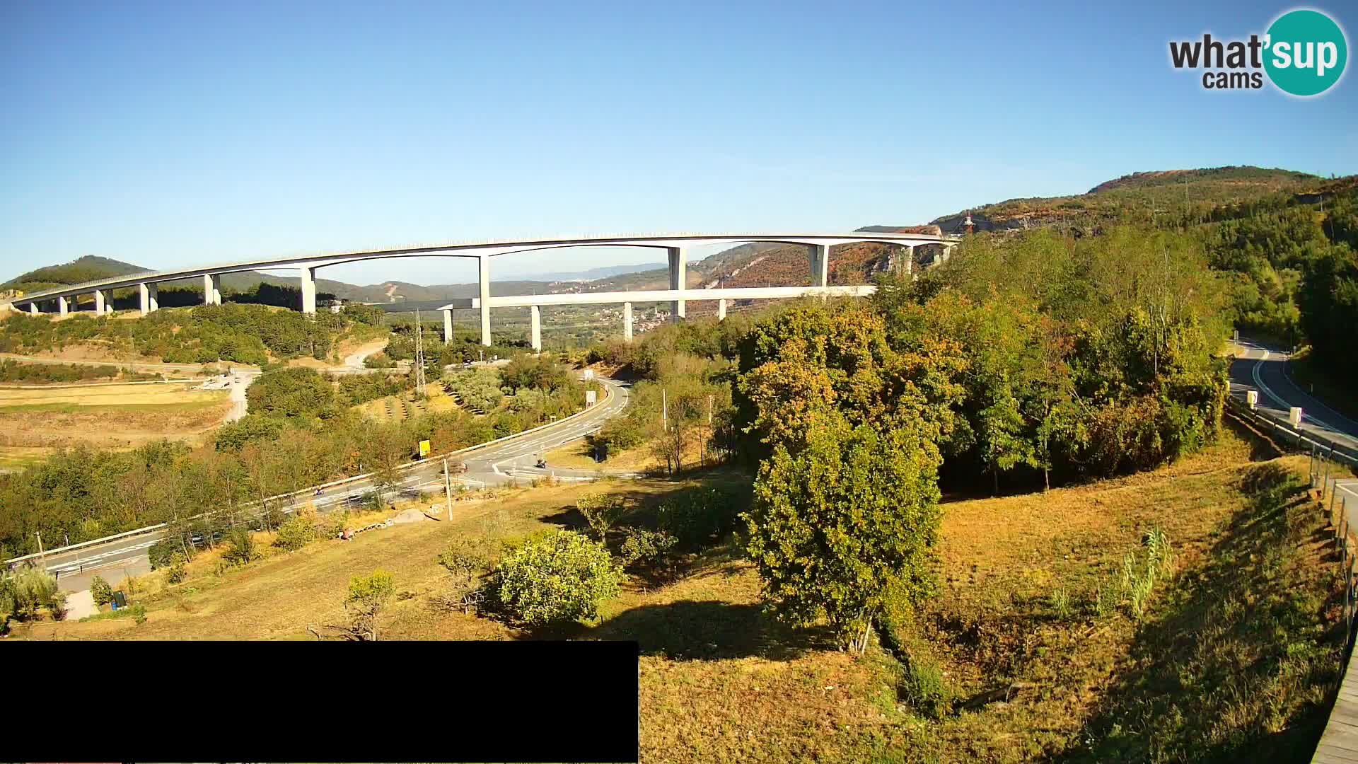 Camera en vivo Črni Kal Viaducto – Viki Burger