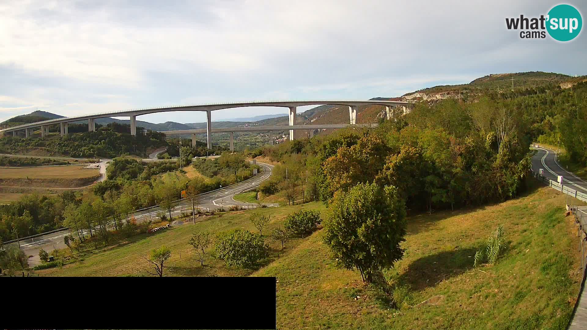 Camera en vivo Črni Kal Viaducto – Viki Burger