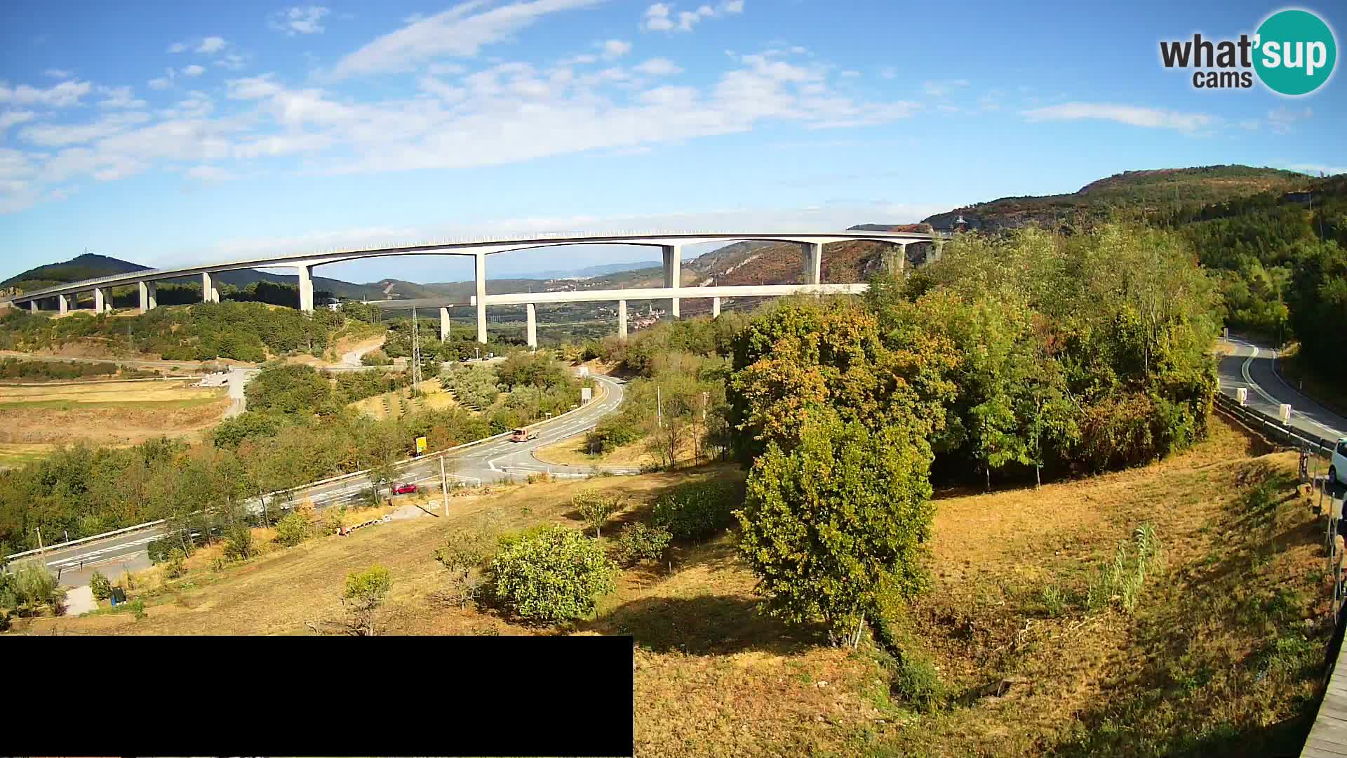 Webcam Črni Kal Viadukt – Viki Burger