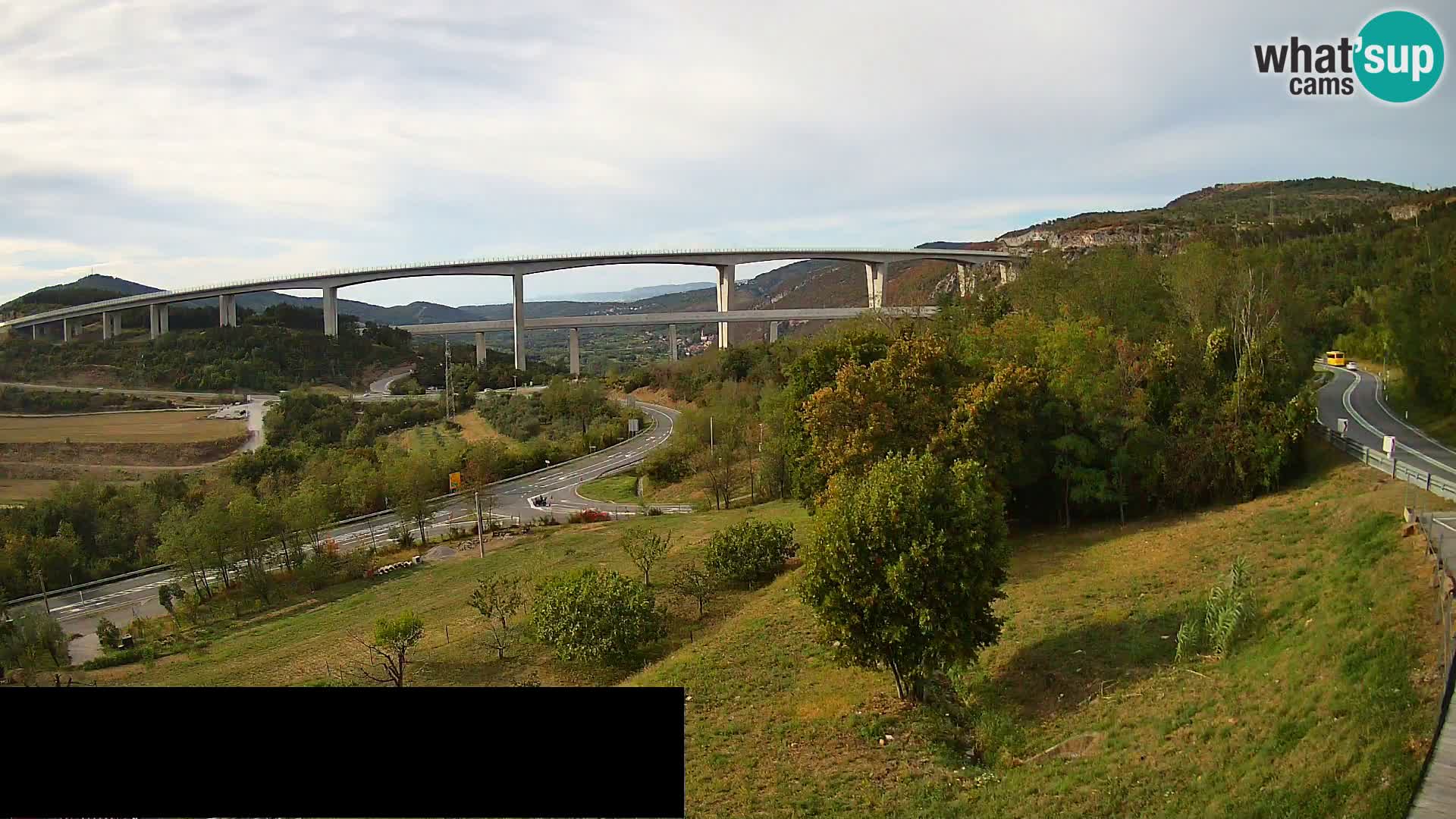 Camera en vivo Črni Kal Viaducto – Viki Burger