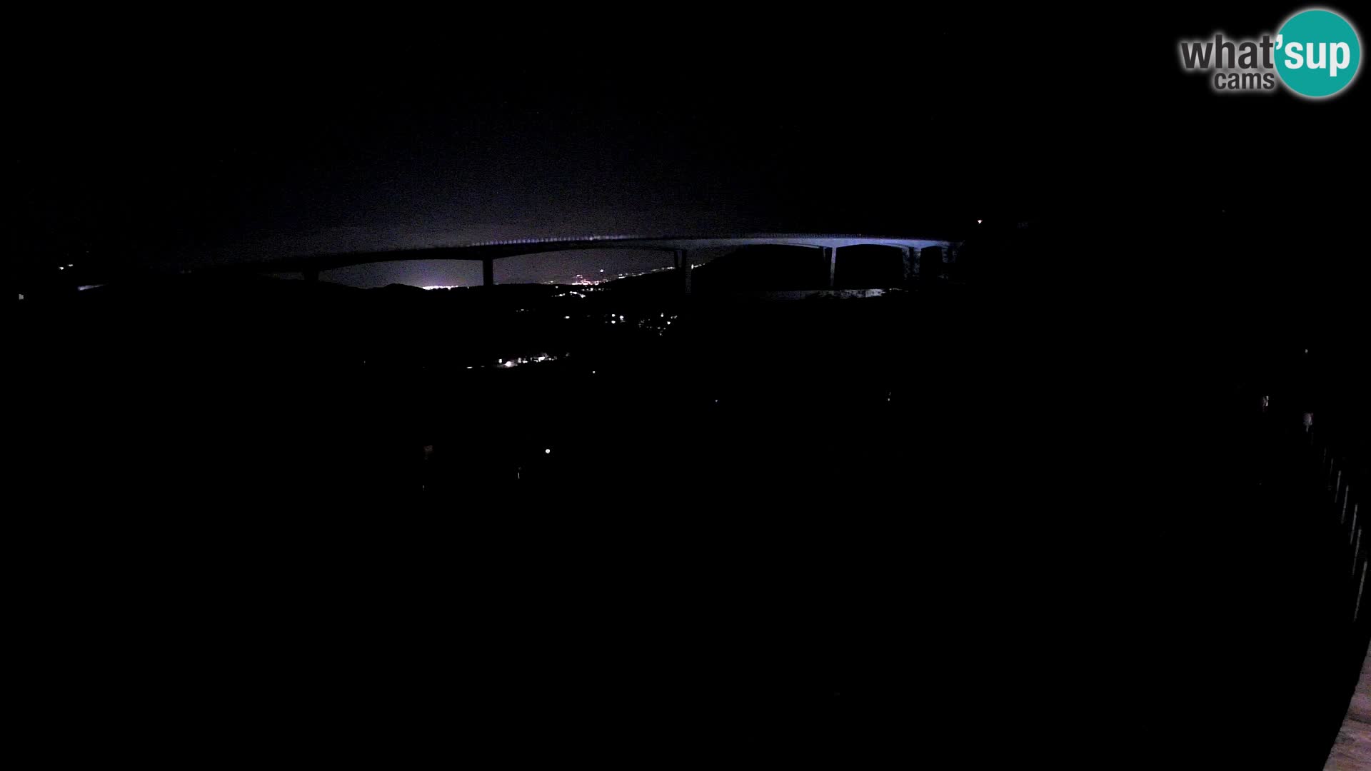 Livecam  Črni Kal Viadotto – panorama dal Viki Burger