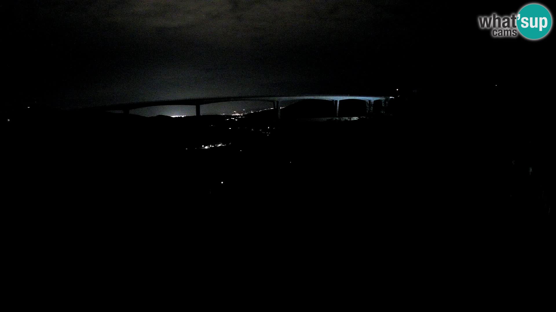Livecam  Črni Kal Viadotto – panorama dal Viki Burger